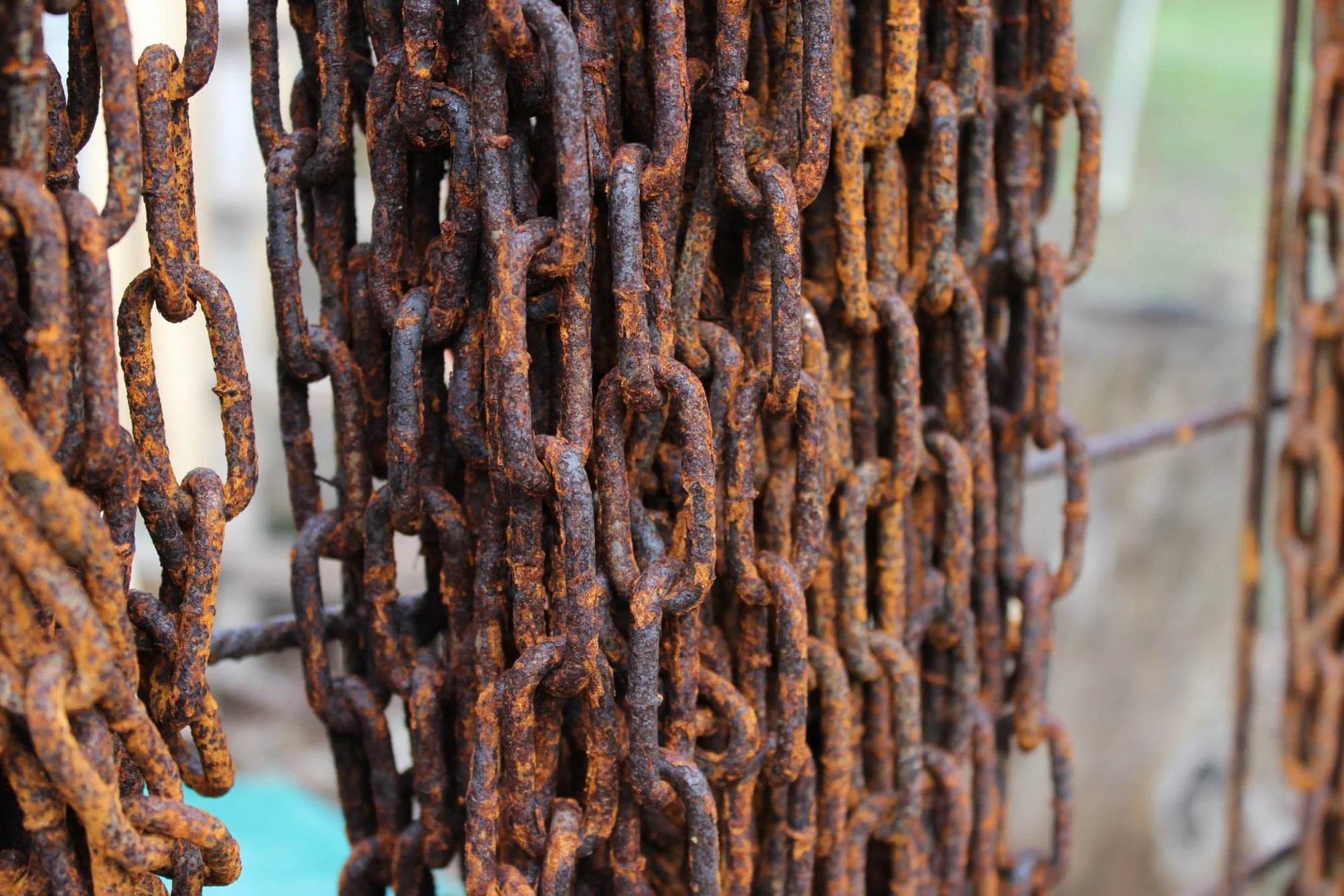 vitaliano cadena de eslabones de acero oxidado por metro, 3 metros, 5mm de grosor, cadena de hierro en estilo antiguo, retro, vintage, como cadena de desagüe de lluvia, cadena de anilla, cadena de lám