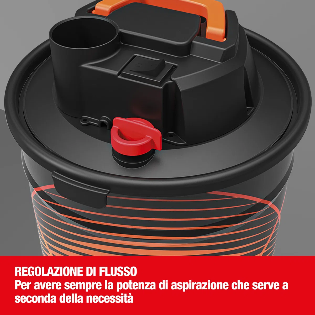 Lavor Aspiracenere Ashley 416 Aspirador de Cenizas, Metal