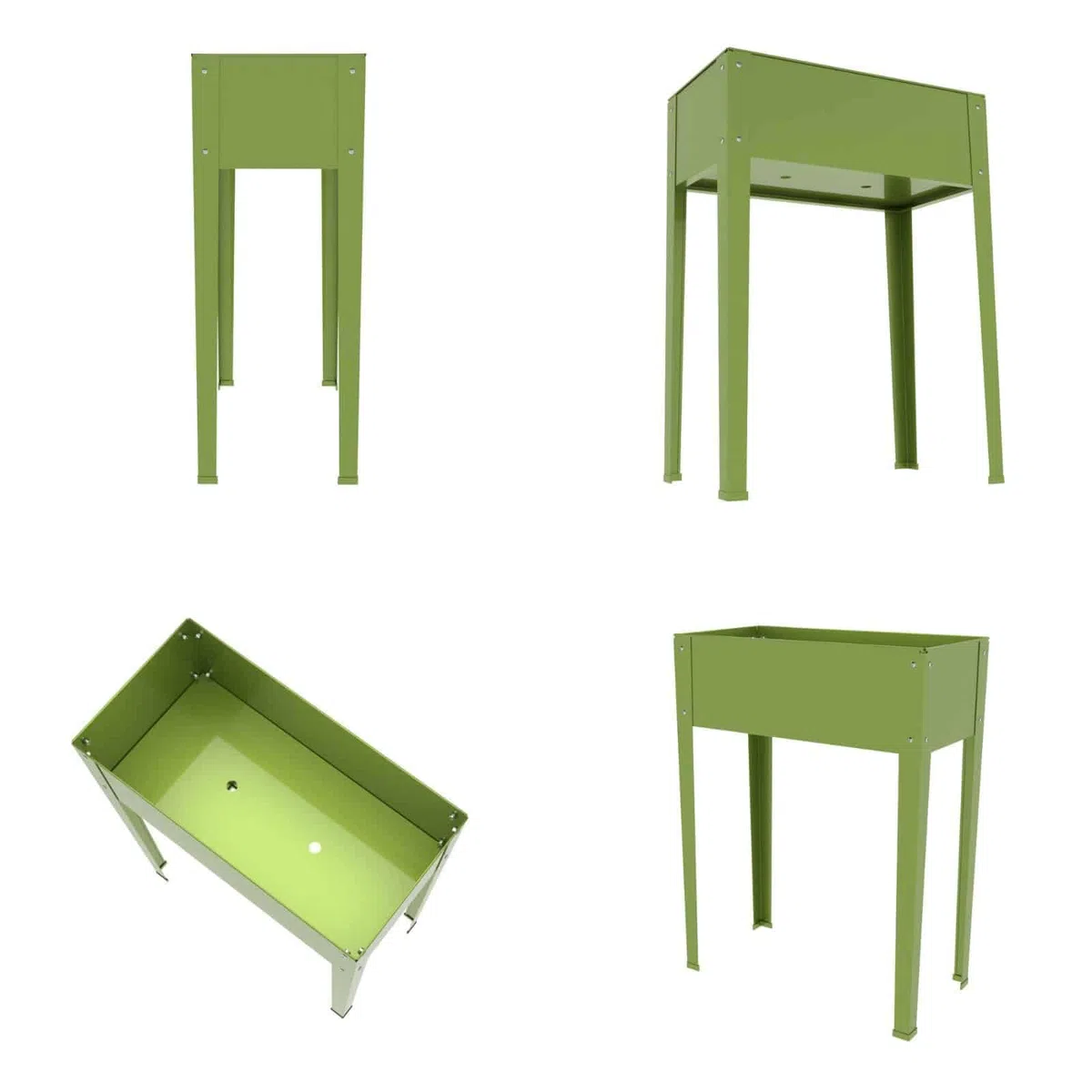 GARDIUN KIS12978 - Huerto Urbano Nature Grove IV Metal 40x100x80 cm Verde