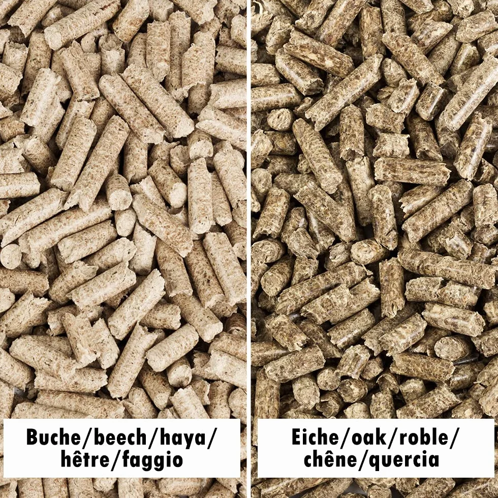 Pellets de roble de 15 kg + 15 kg de pellets de haya, barbacoa, horno para pizza, barbacoa, barbacoa, exterior, horno, barbacoa, pellets de madera, jardín, ahumado, pizza, ahumado, accesorios de humo