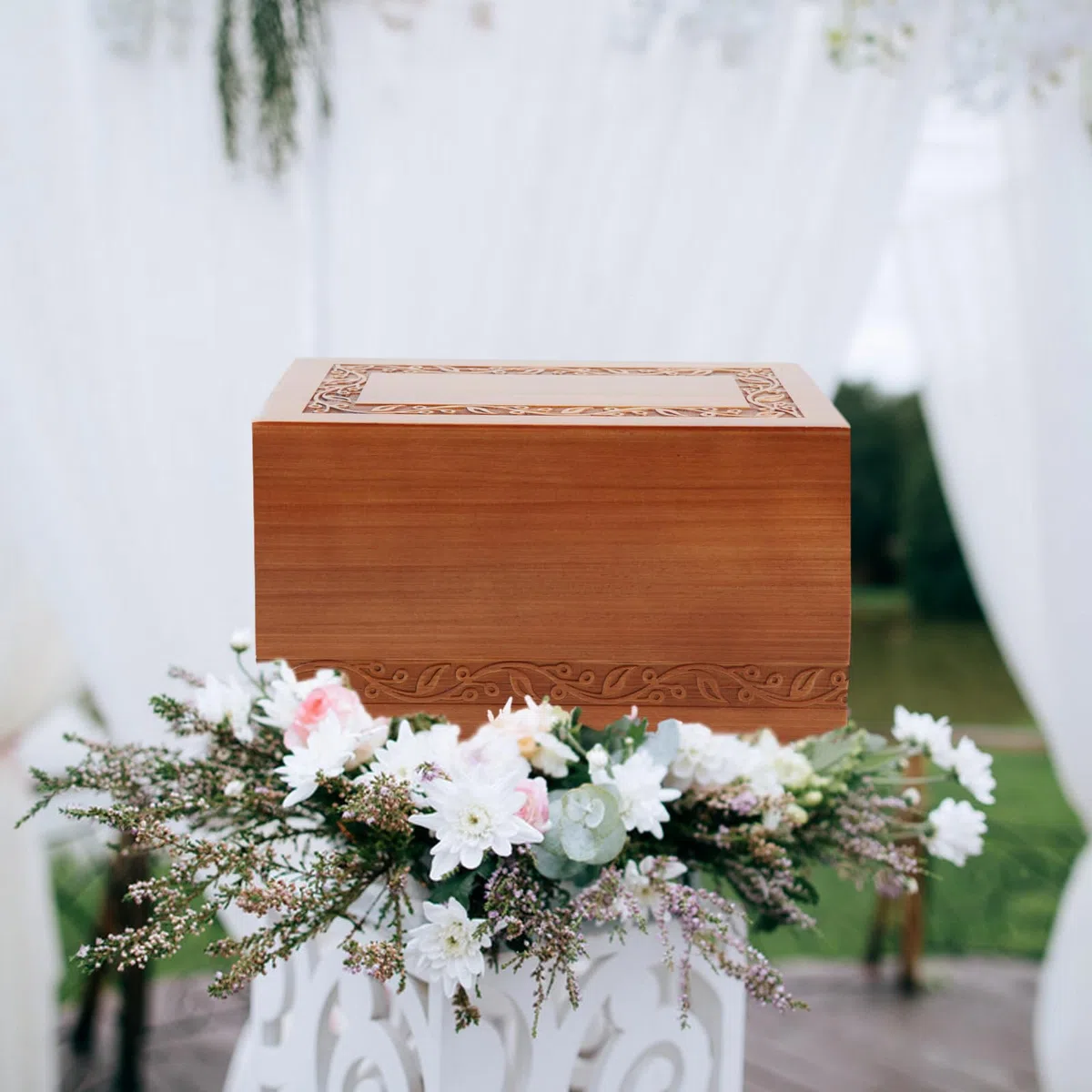 Urnas de madera para cenizas humanas, adultos, hombres y mujeres, urnas de cremación grandes para cenizas, urnas de madera para cenizas, hombres y mujeres, soporta cenizas de un humano de hasta 110 kg