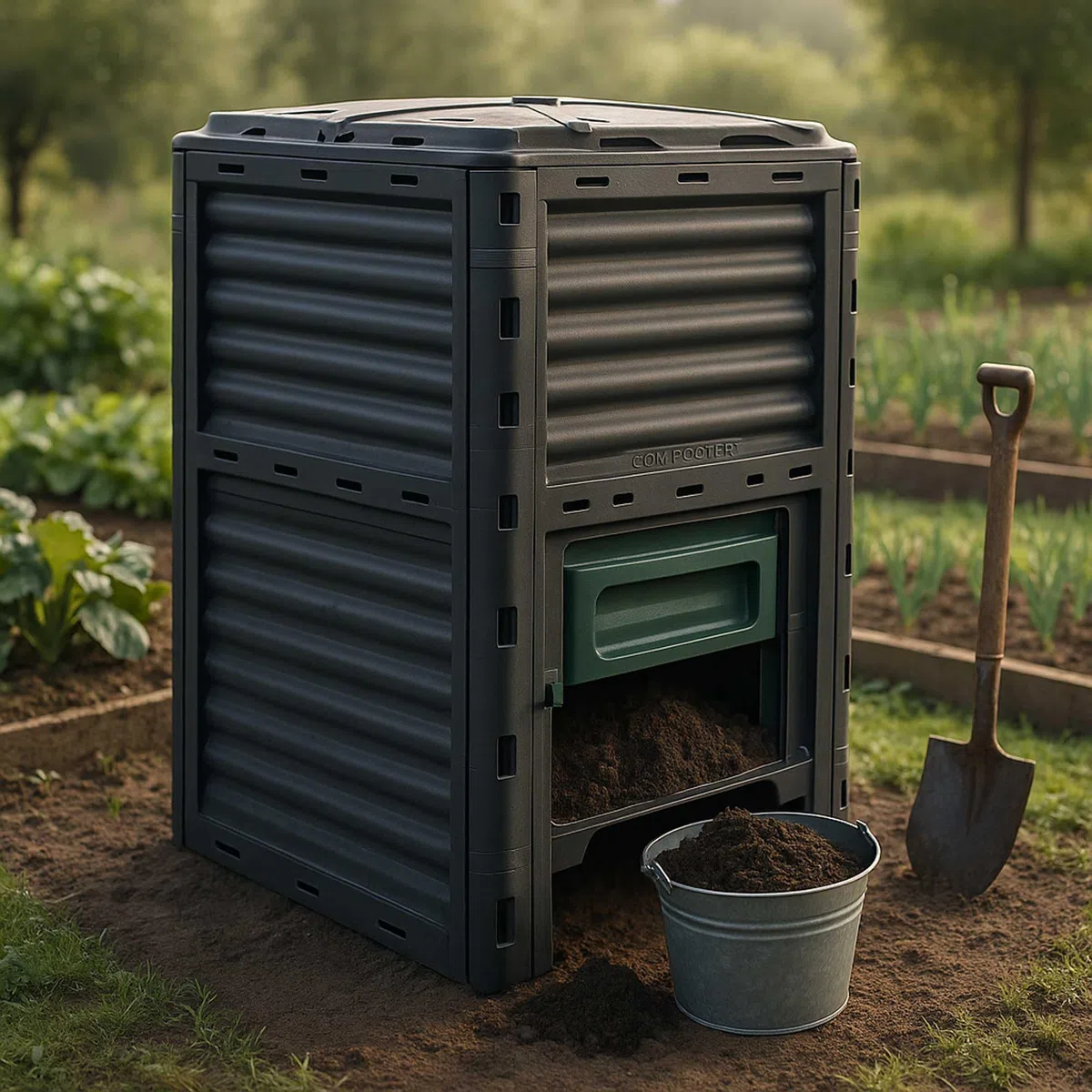 WERKA PRO Compostador de jardín 300 L