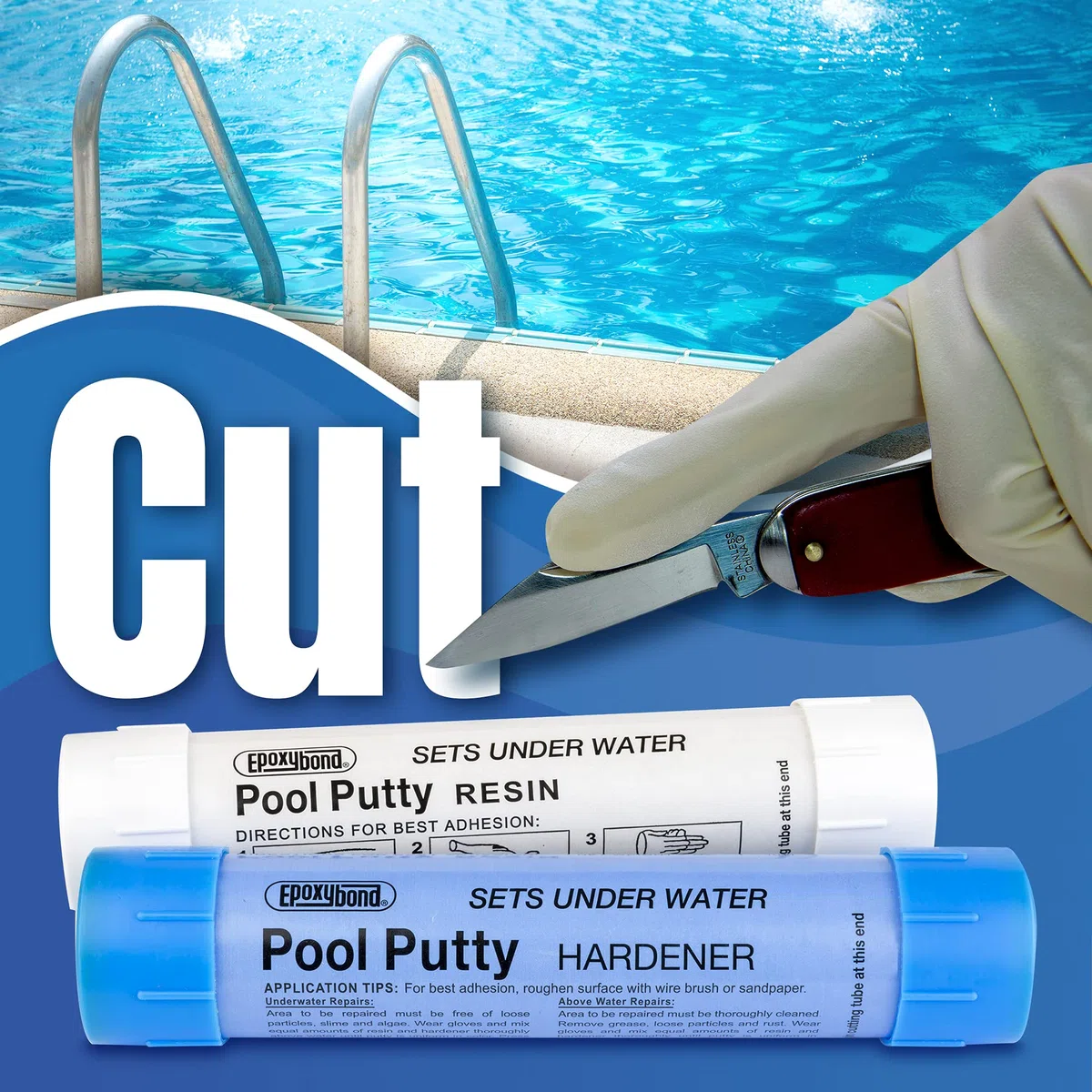 Pool Putty Conjunto de Atlas de epoxy