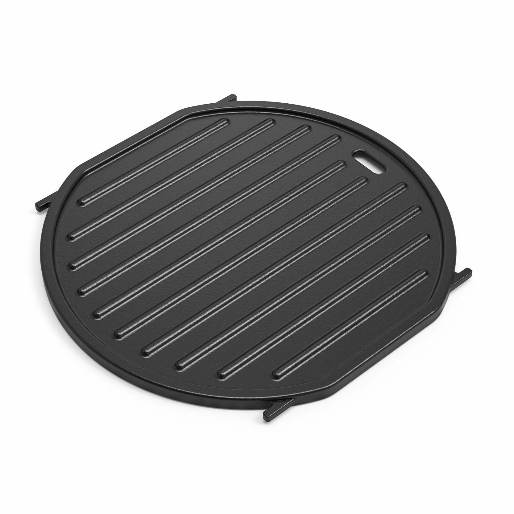 onlyfire Plancha Barbacoa de Hierro Fundido para Weber Gourmet BBQ System, Plancha Reversible para Weber 57 Kettle Grill, Spirit II 200/300 y Genesis II GS4 System, Recambio para Weber 64830