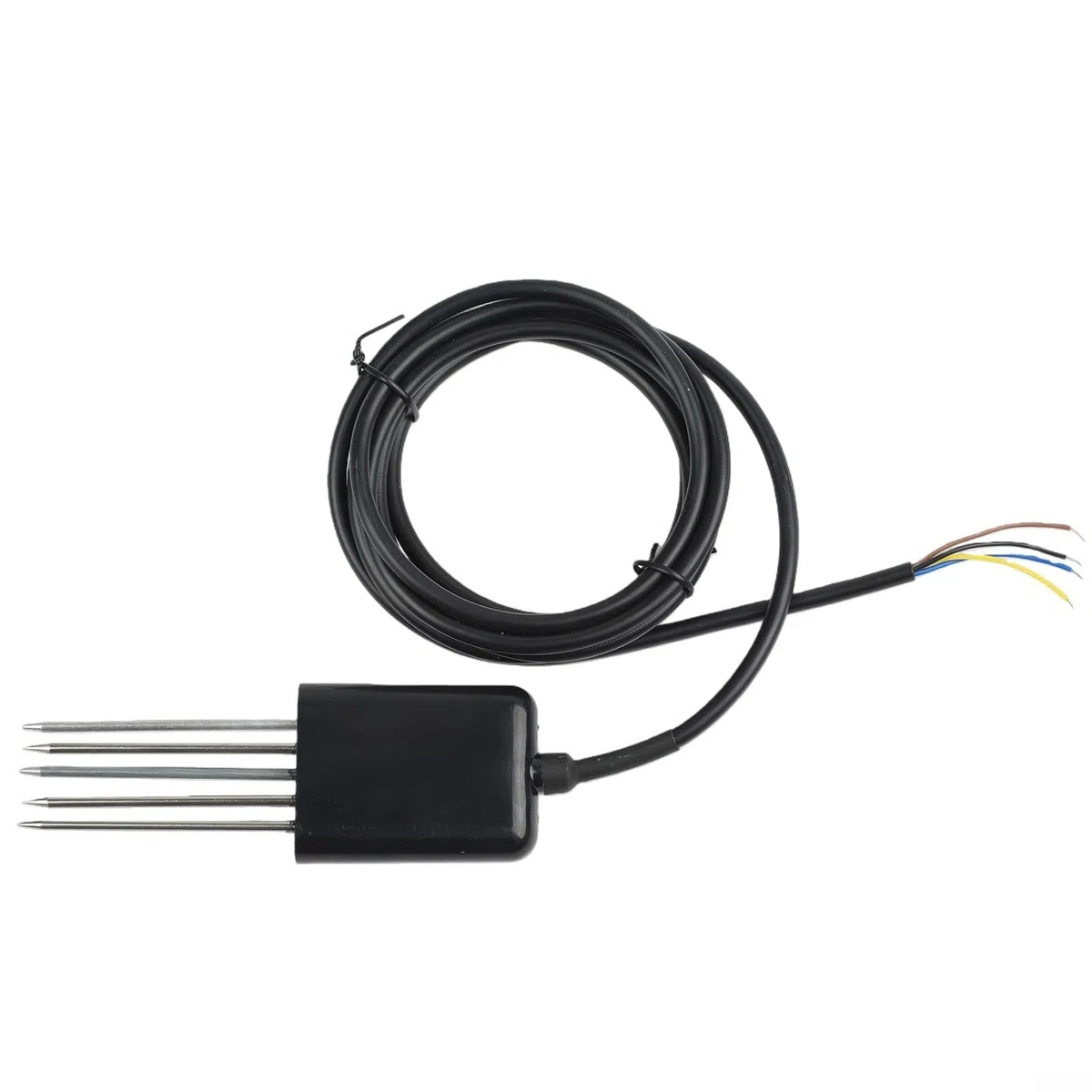 Sensor de suelo 7 en 1 para temperatura, humedad, conductividad de pH, detección NPK con soporte de memoria para uso en granja y jardín (7 en 1)