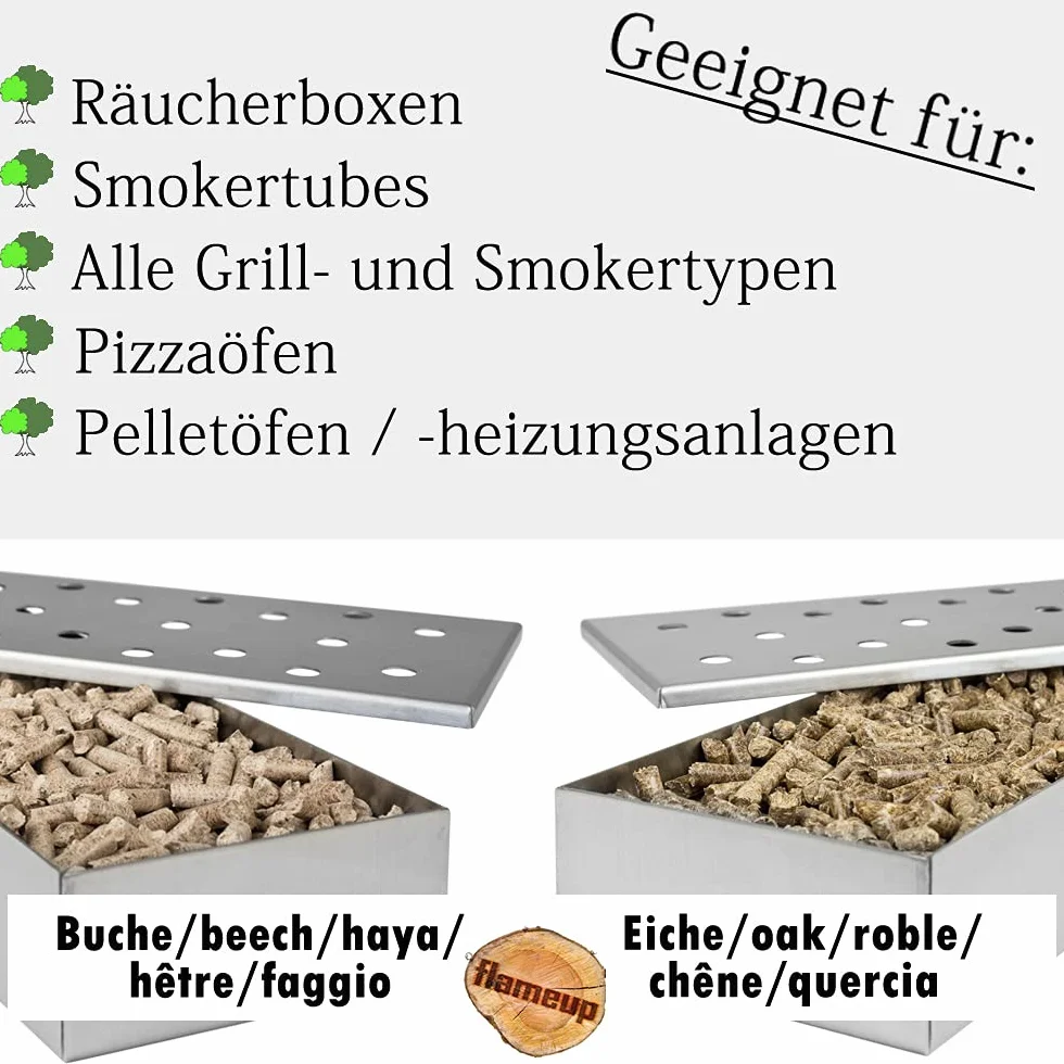 Pellets de roble de 15 kg + 15 kg de pellets de haya, barbacoa, horno para pizza, barbacoa, barbacoa, exterior, horno, barbacoa, pellets de madera, jardín, ahumado, pizza, ahumado, accesorios de humo