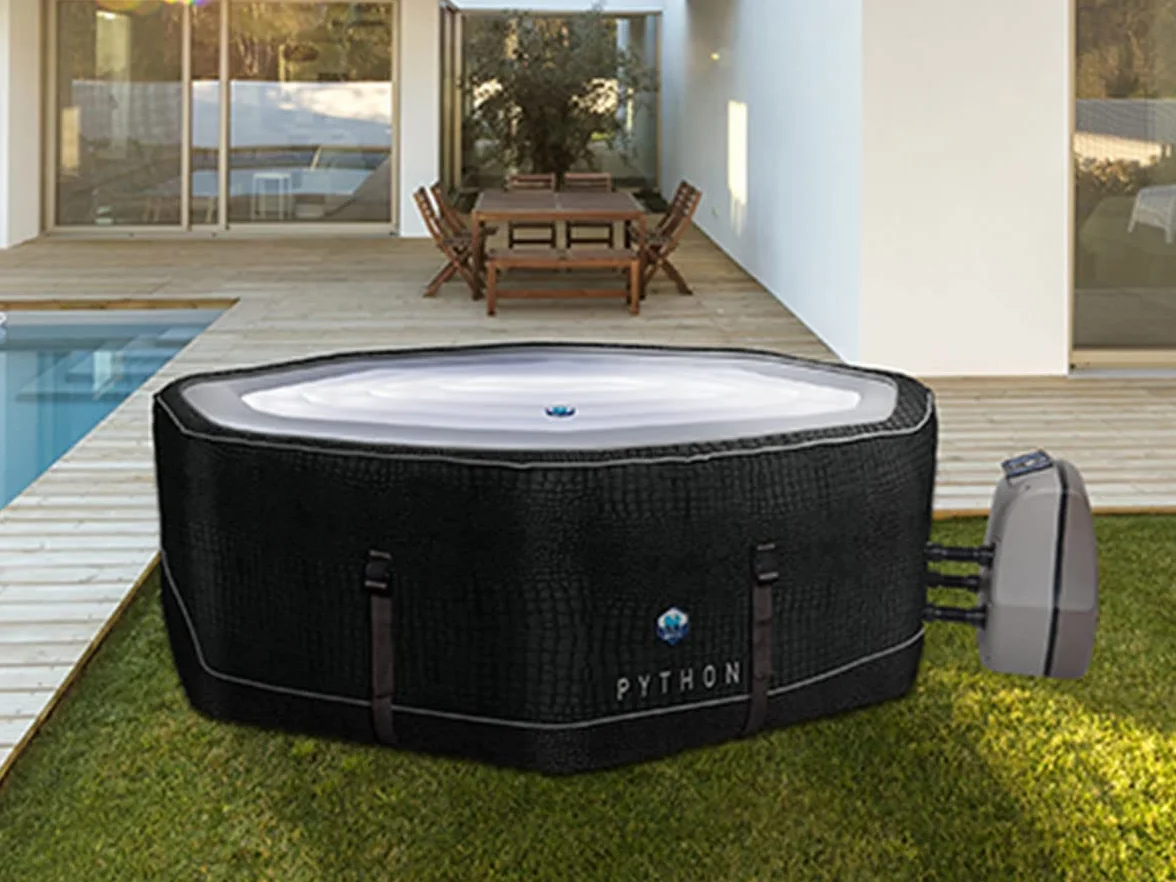 Netspa Cubierta isotérmica Hinchable para SPA Octogonal Silver y Rover