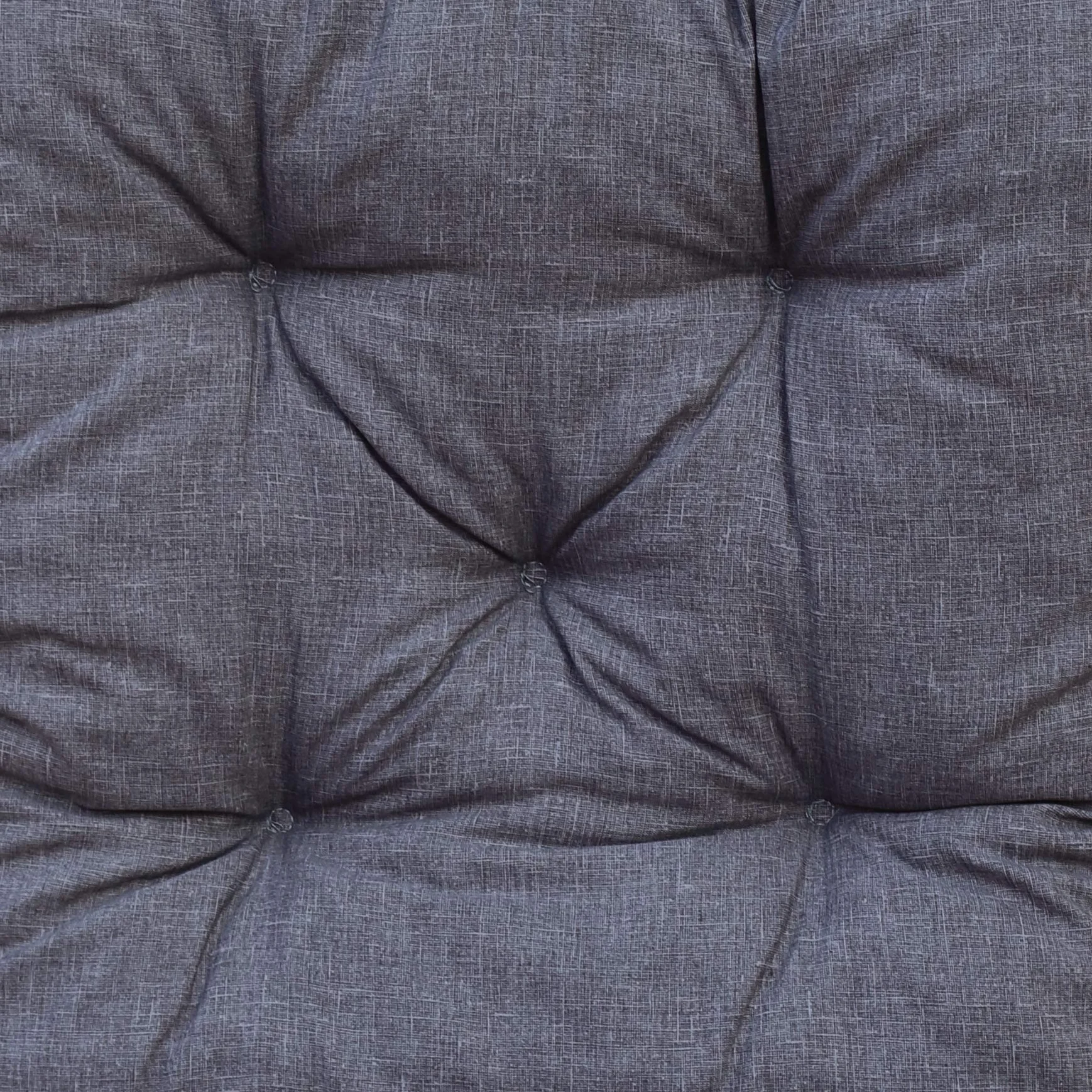 Ambientehome Cojín para palés, 120 x 80 cm, Color Gris Claro