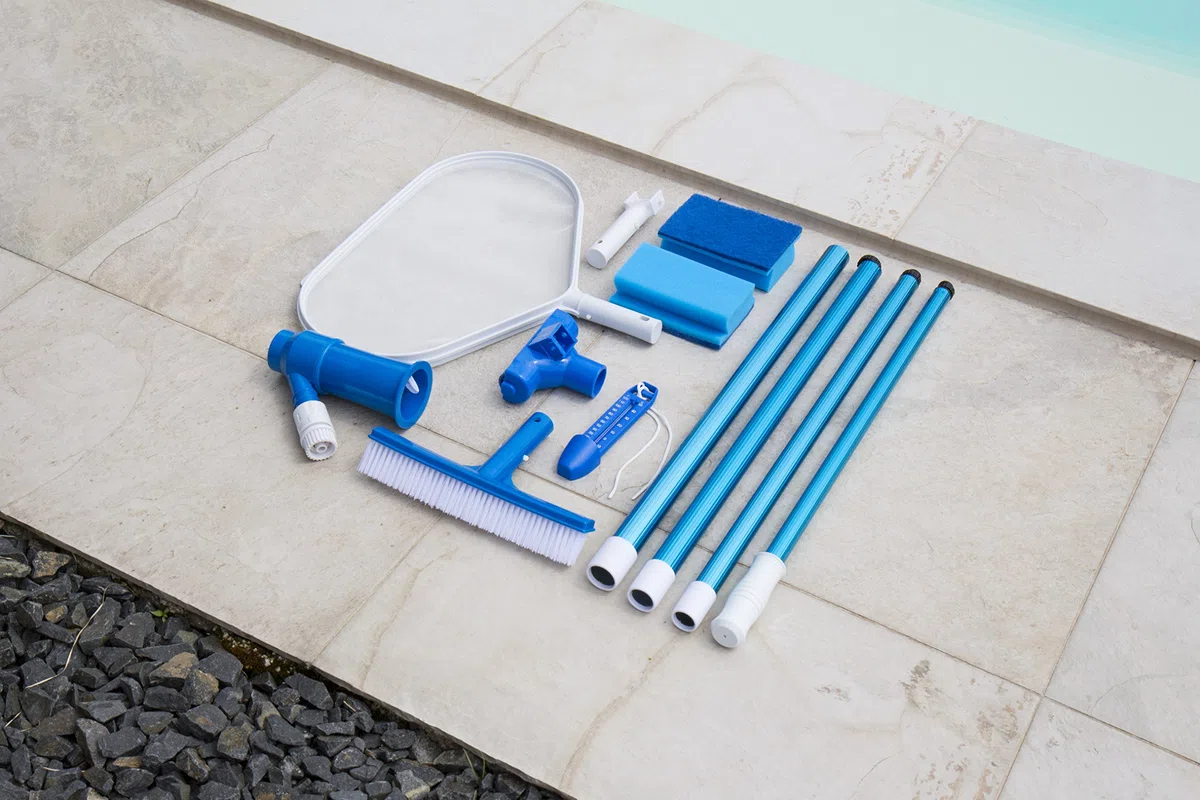 Steinbach 61175 - Set de Productos para Limpieza de Piscinas (Manual)