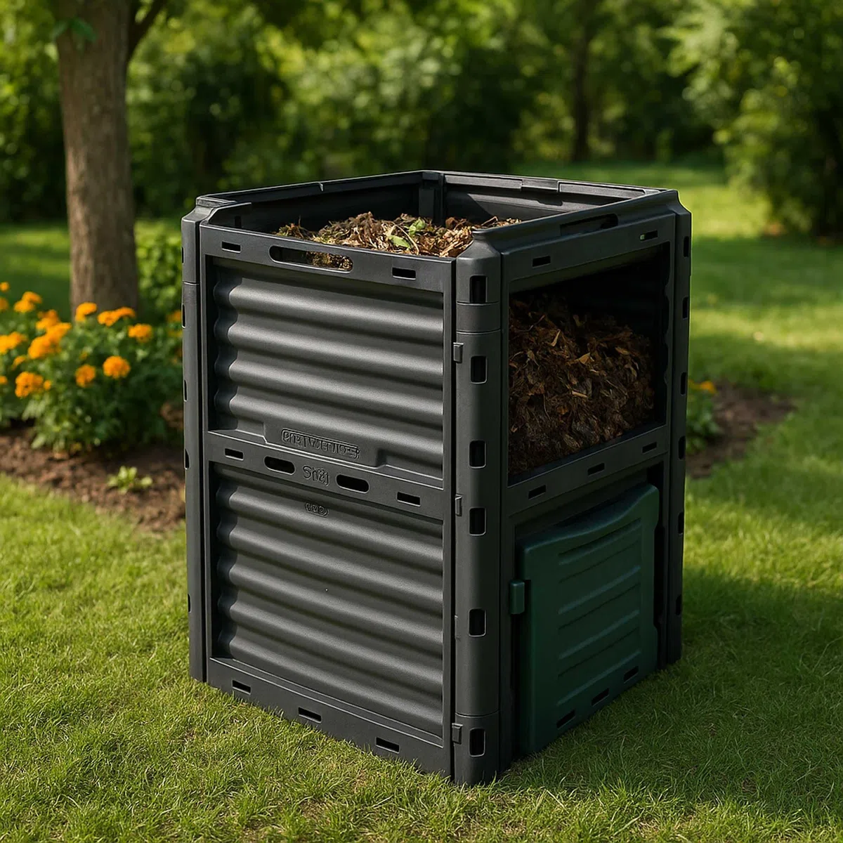 WERKA PRO Compostador de jardín 300 L