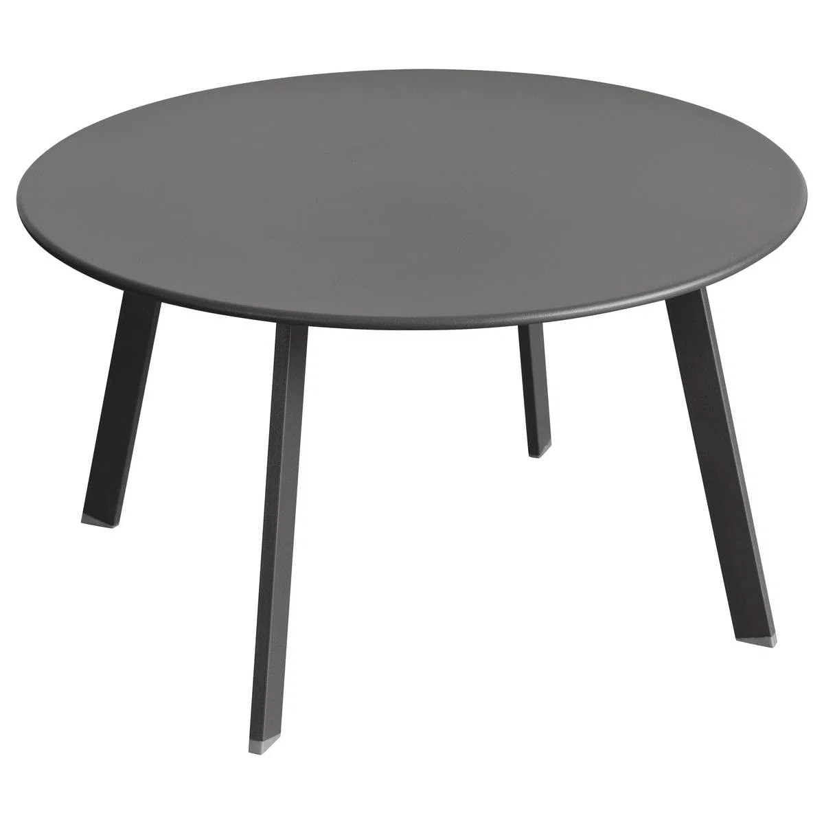 Hespéride - Mesa de Centro Saona Graphite, Acero Inoxidable, Resistente a los Rayos UV, 70 x 40 cm - para jardín, terraza y balcón