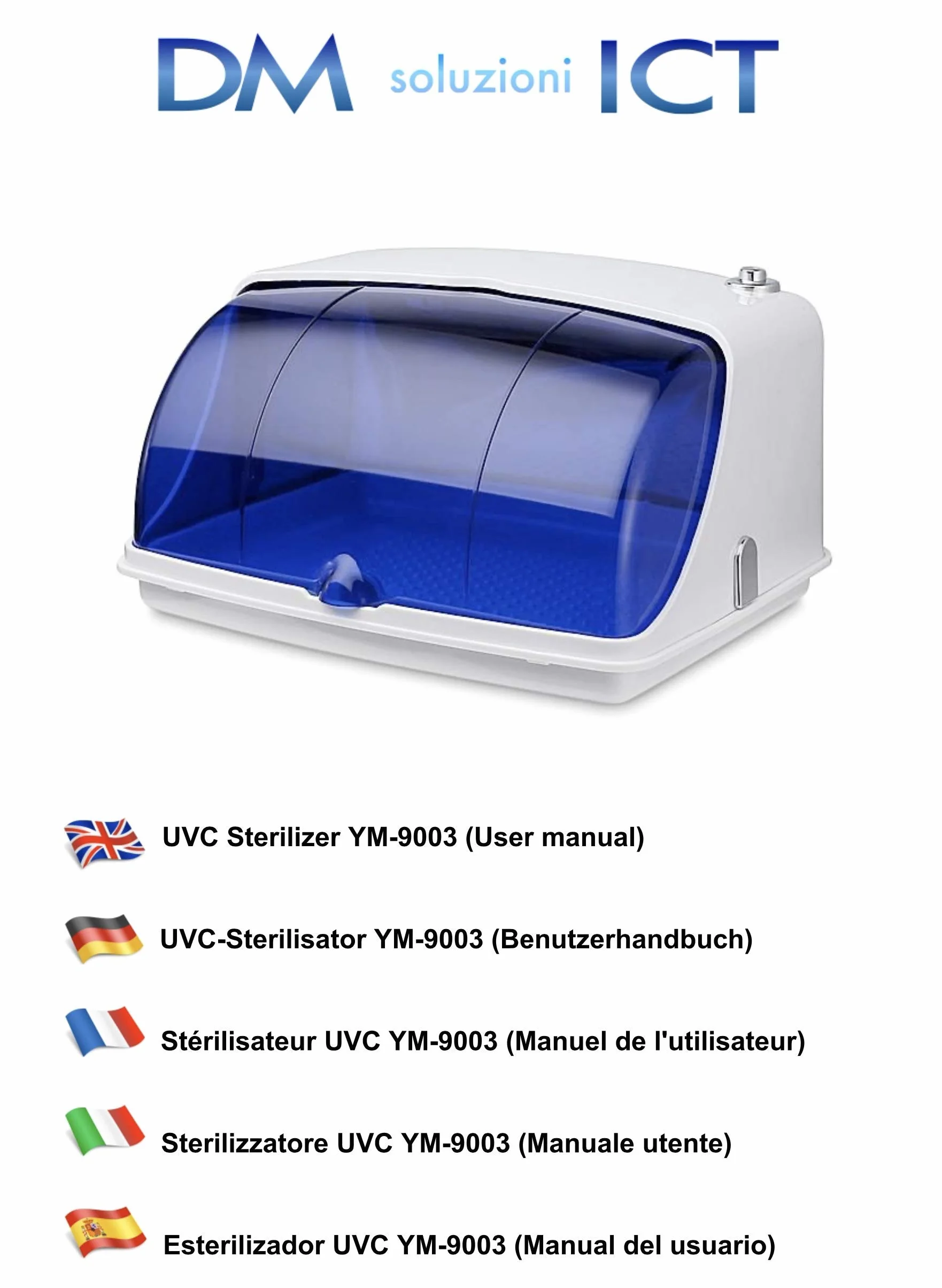 Esterilizador de ozono UV/Ozono profesional de gran capacidad, UV-C + O3, certificado CE