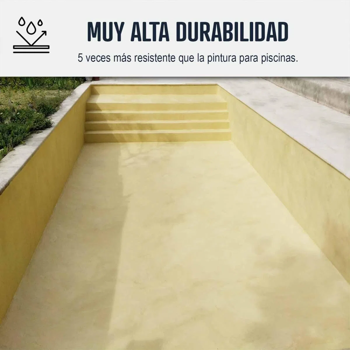 Impermeabilizante para piscinas, revoque impermeable para piscinas y depósitos - ARCACIM POOL - 5 kg Blanco - ARCANE INDUSTRIES