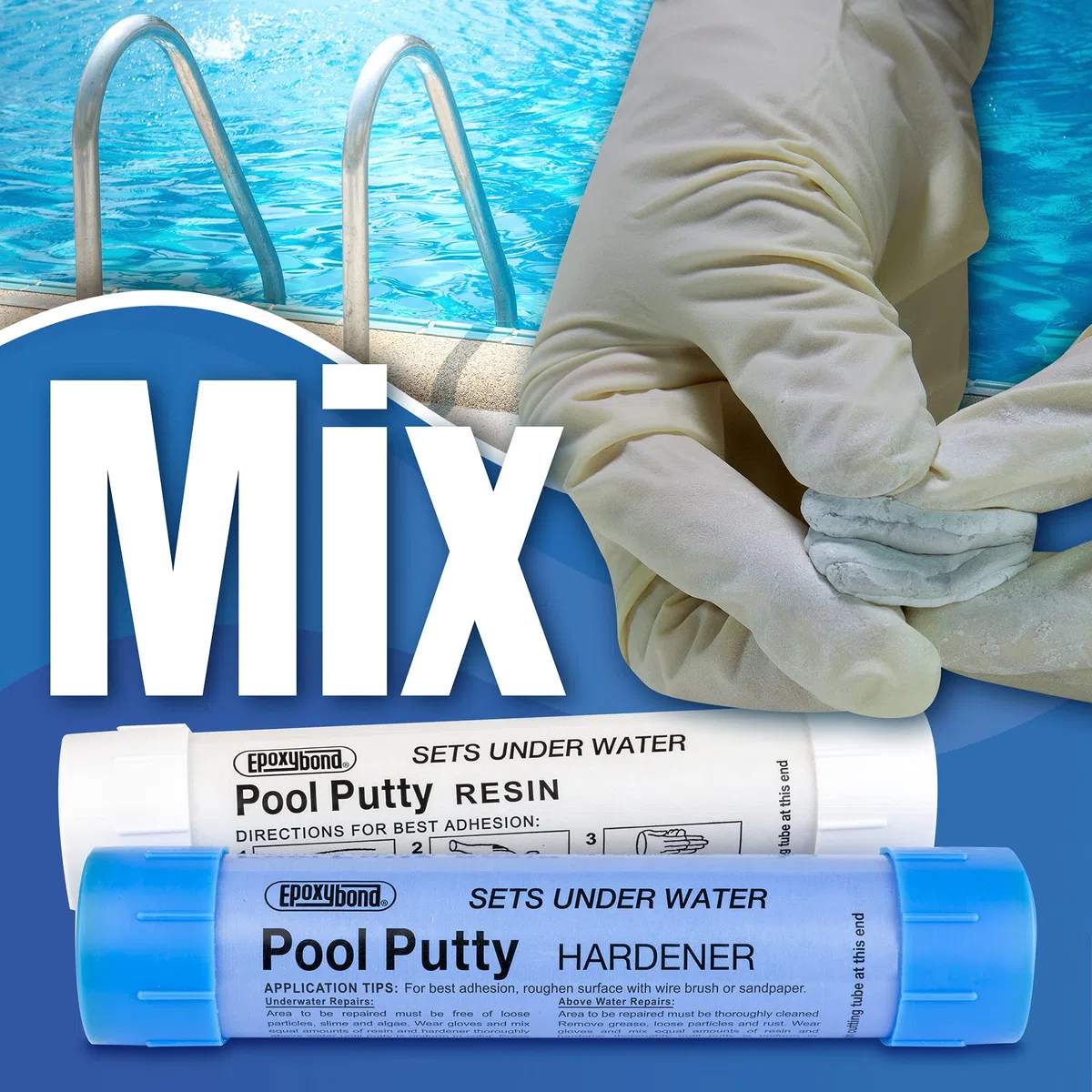 Pool Putty Conjunto de Atlas de epoxy