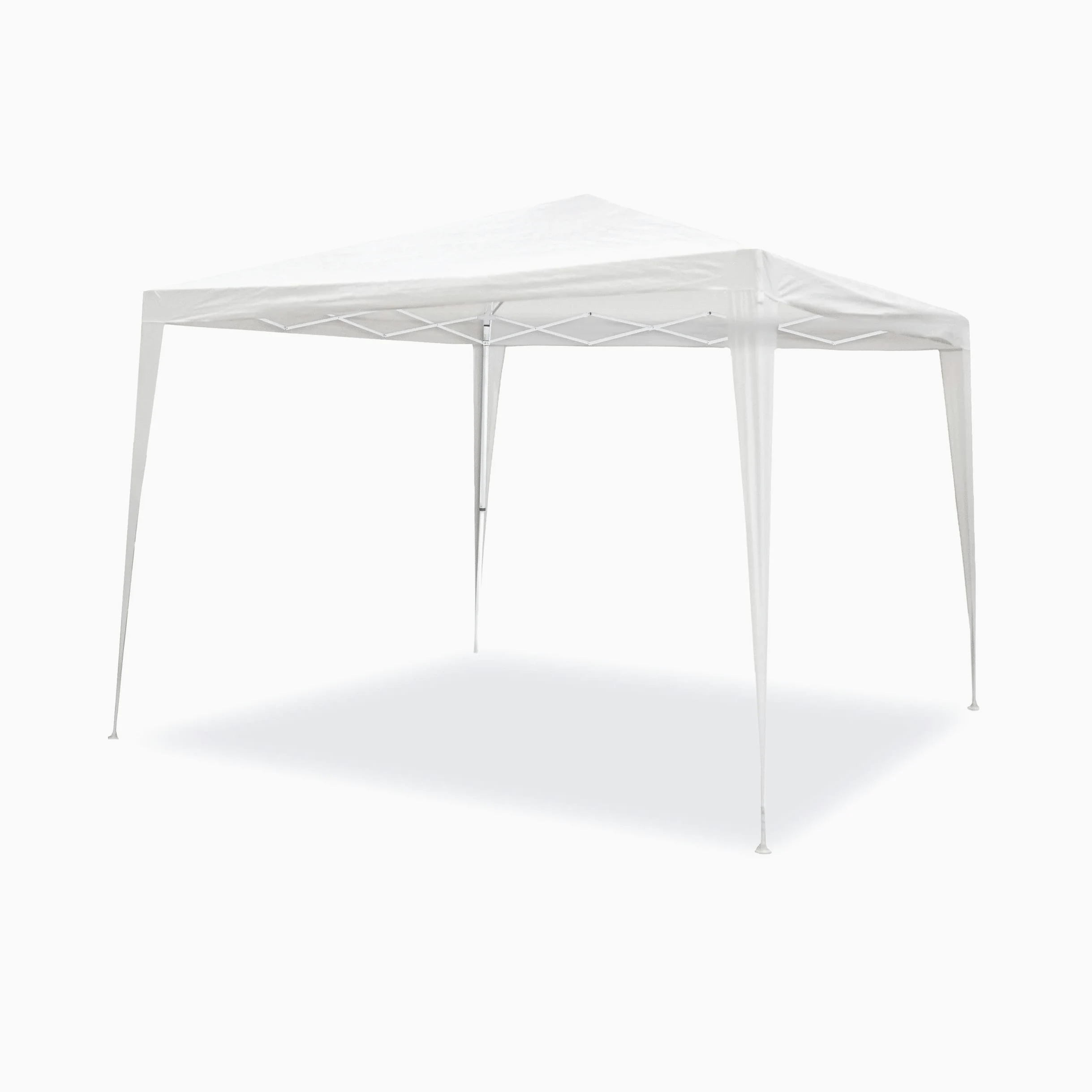 SMARTSUN Carpa Plegable 3x3m Javea Blanca Impermeable - Jardín Playa Campo Terraza - Bolsa de Transporte, Piquetas y Vientos