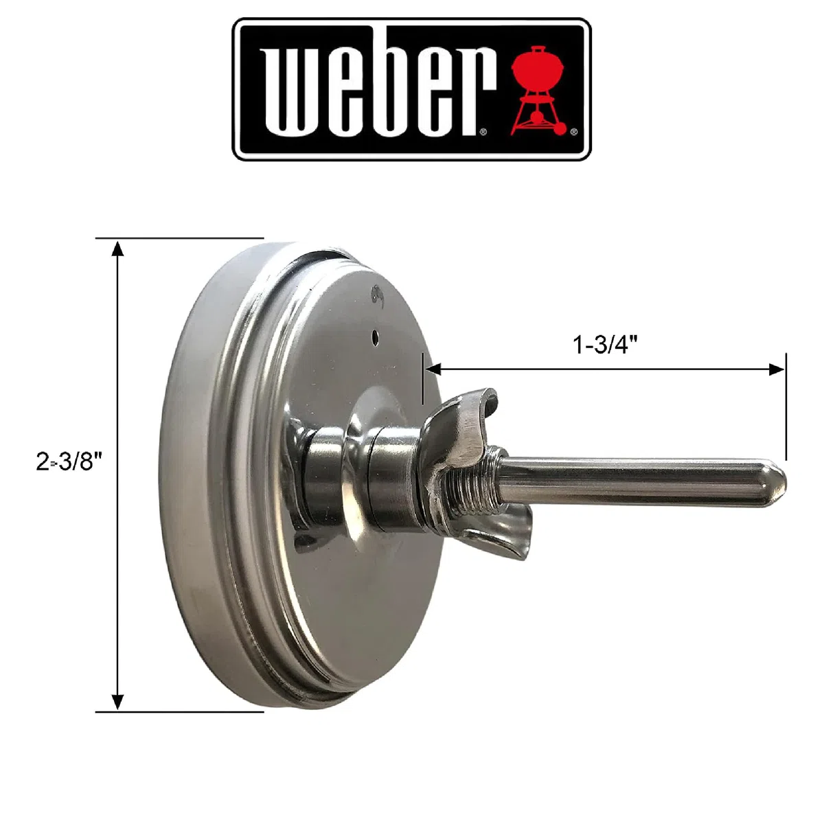 Weber # 60393 Genesis/Summit Termómetro sin pestaña