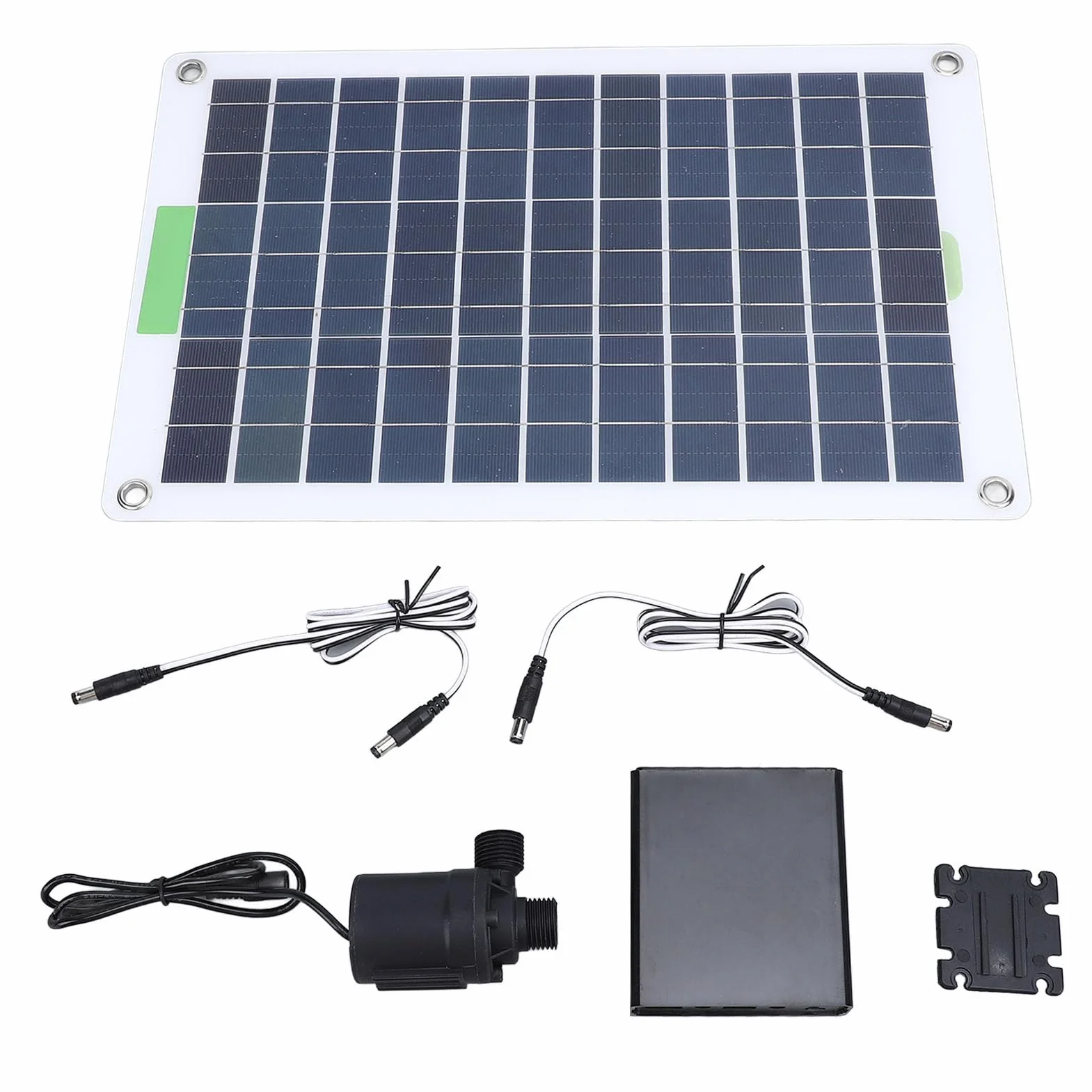Bomba de Agua Solar, Bomba de Fuente Solar de 16.4 Pies con 100 W Fuente de Agua Solar con Energía Solar para Estanque, Estanque de Pescado, Jardín de Vida Silvestre, Cascada, Hidroponía