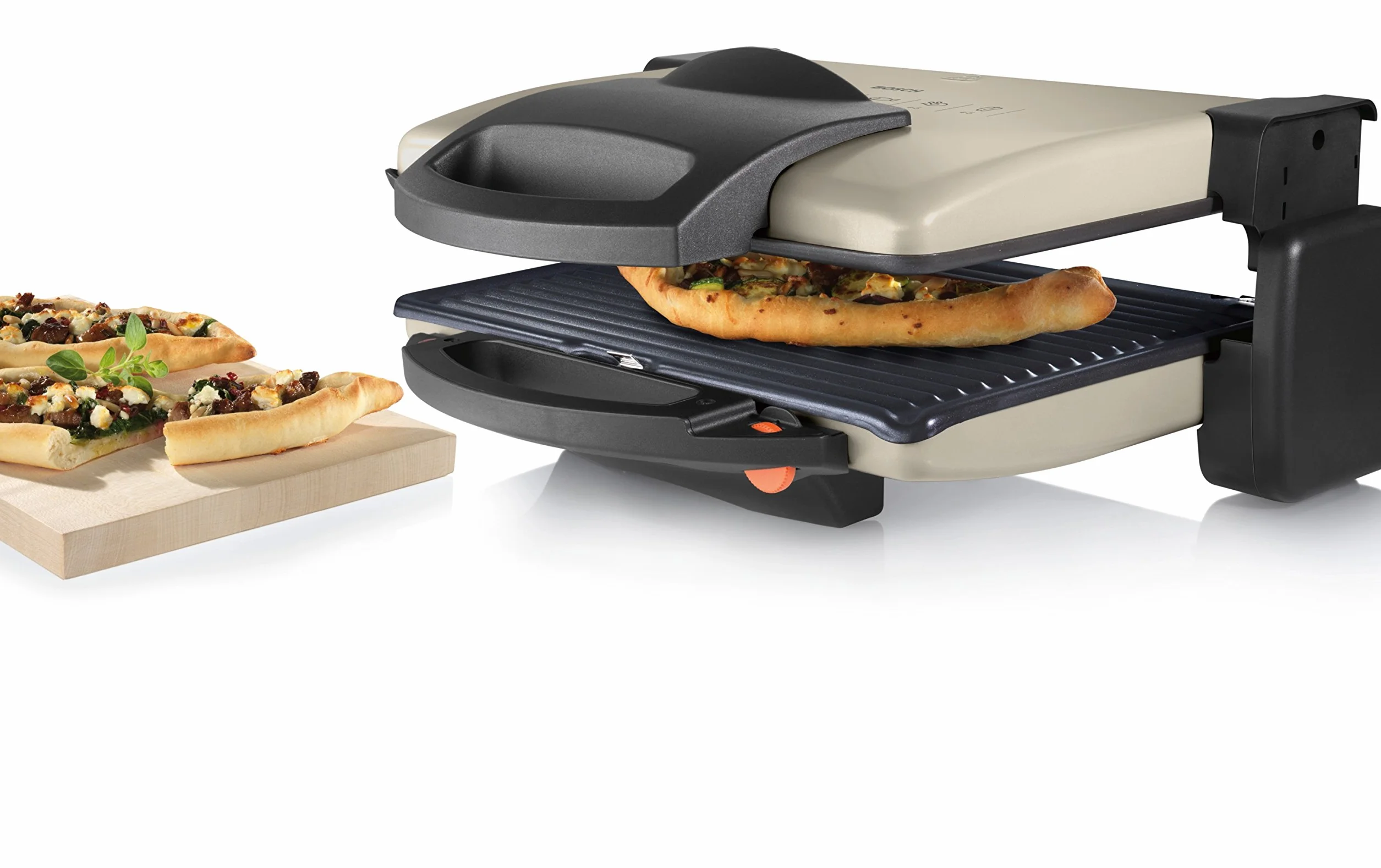 Bosch Hogar TFB3302V - Plancha y grill de 1800 W, Color Gris y negro