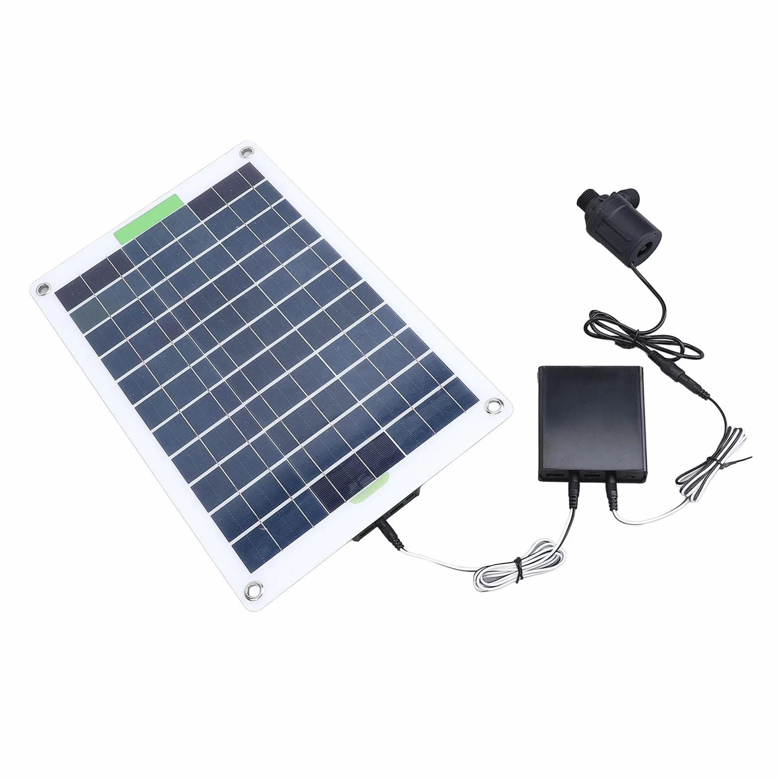 Bomba de Agua Solar, Bomba de Fuente Solar de 16.4 Pies con 100 W Fuente de Agua Solar con Energía Solar para Estanque, Estanque de Pescado, Jardín de Vida Silvestre, Cascada, Hidroponía
