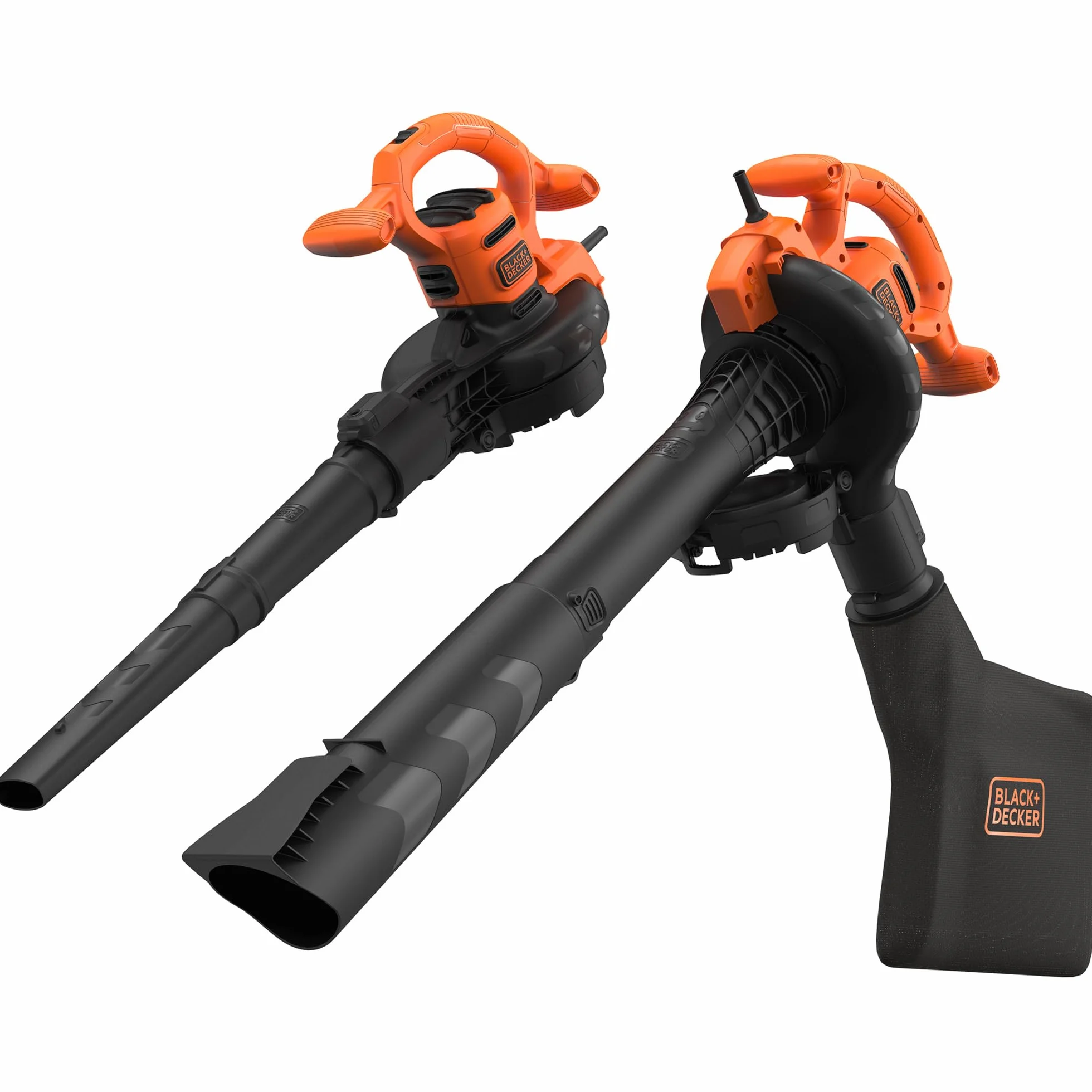 BLACK+DECKER BEBLV260 Soplador Aspirador y Triturador de Hojas 2.600W Velocidad de Soplado de 315 Km H