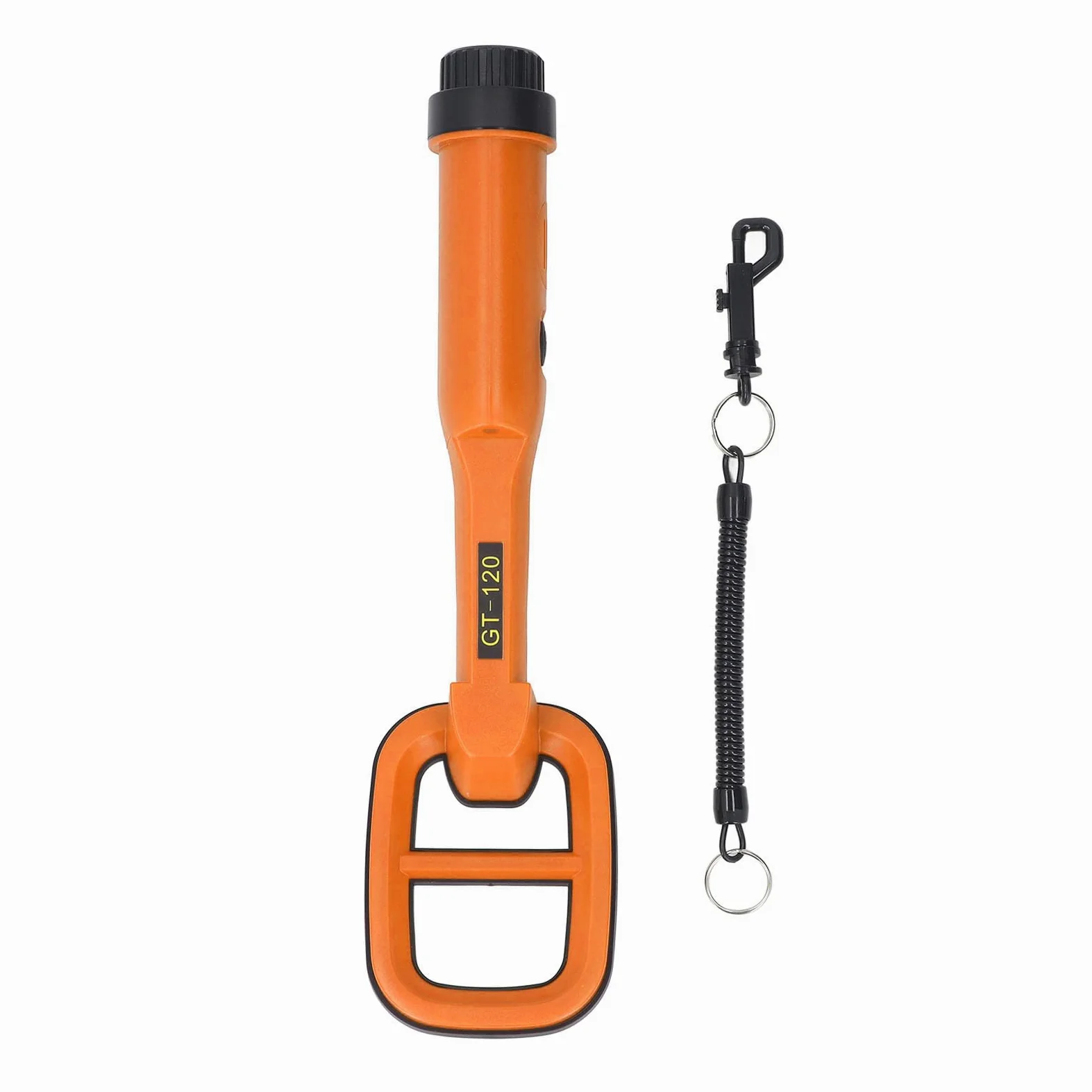 Detector de Metales Pinpointer Coil Waterproof, Buscador de Monedas Subacuático de 9,84 Pies, Ip68 Localizador de Tesoros, Buscador de Oro con Luz Led, para Buceo, Lecho Marino Y Lagos (Naranja)