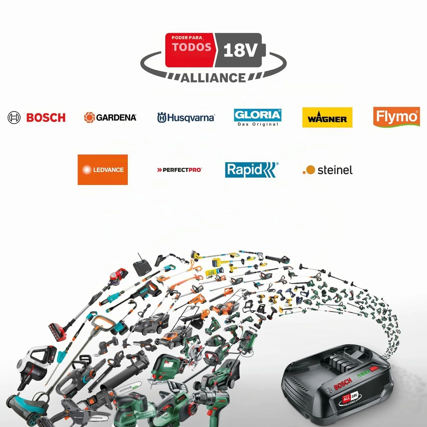 Bosch bastón telescópico para AdvancedShear 18V-10