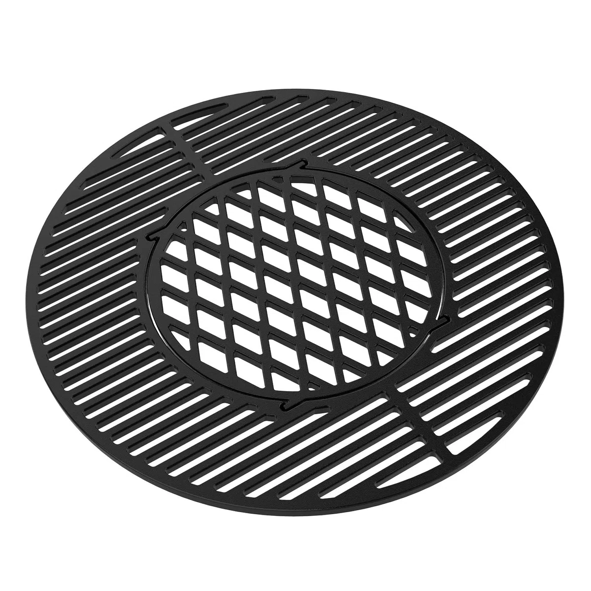 onlyfire Rejilla Hierro Fundido Asado Accesorios para el Sistema de Barbacoa Gourmet, BBQ Accesorios para Parrillas de carbón Weber de 57 cm