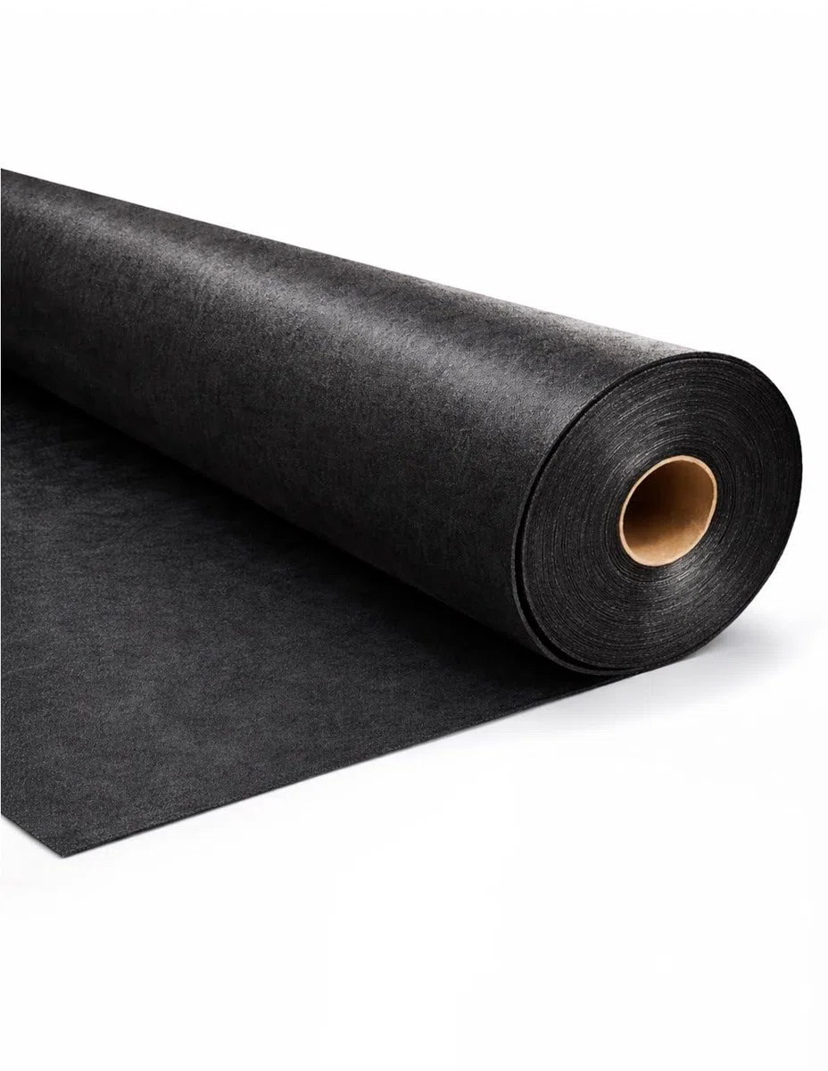 JARDIN202 - Malla Geotextil Antihierbas 105 gr/m² Eco-Resistente - Protección UV para Jardín y Huerto | Resistente al desgarro | 1,50x50 m (75m2) (Negro)