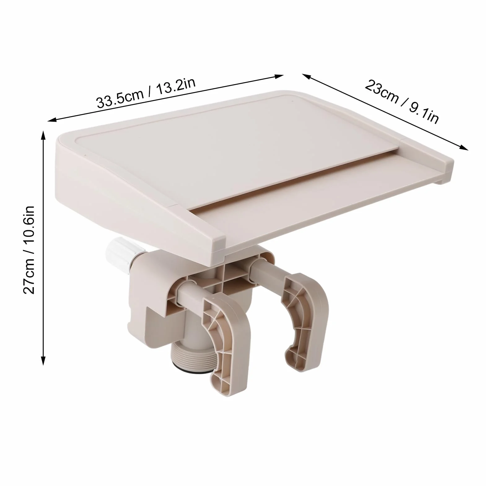 Cascada para Piscinas Elevadas Accesorio Decorativo con Diseño Desmontable y Estructura Sólida Ideal para Crear Ambiente Relajante en Piscinas Framed Jardines o Patios