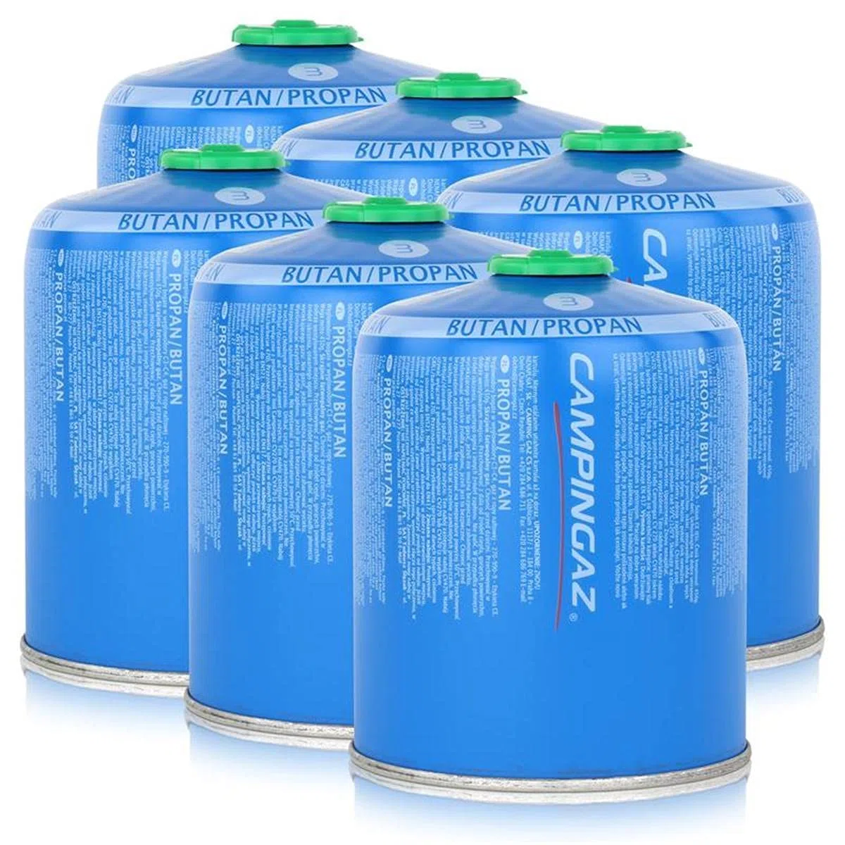 Campingaz Válvula de gas CV470 Plus 450 g – Butano/Propano Gas (6 unidades)