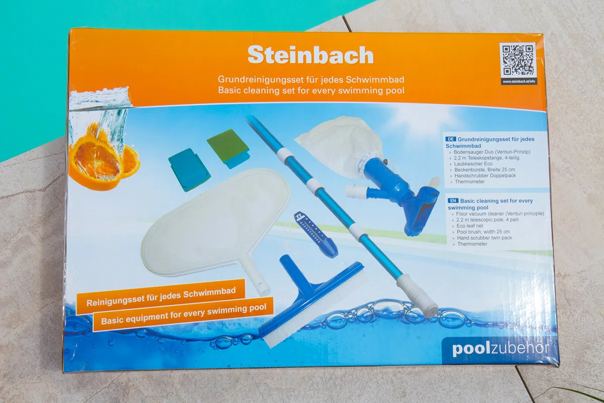 Steinbach 61175 - Set de Productos para Limpieza de Piscinas (Manual)