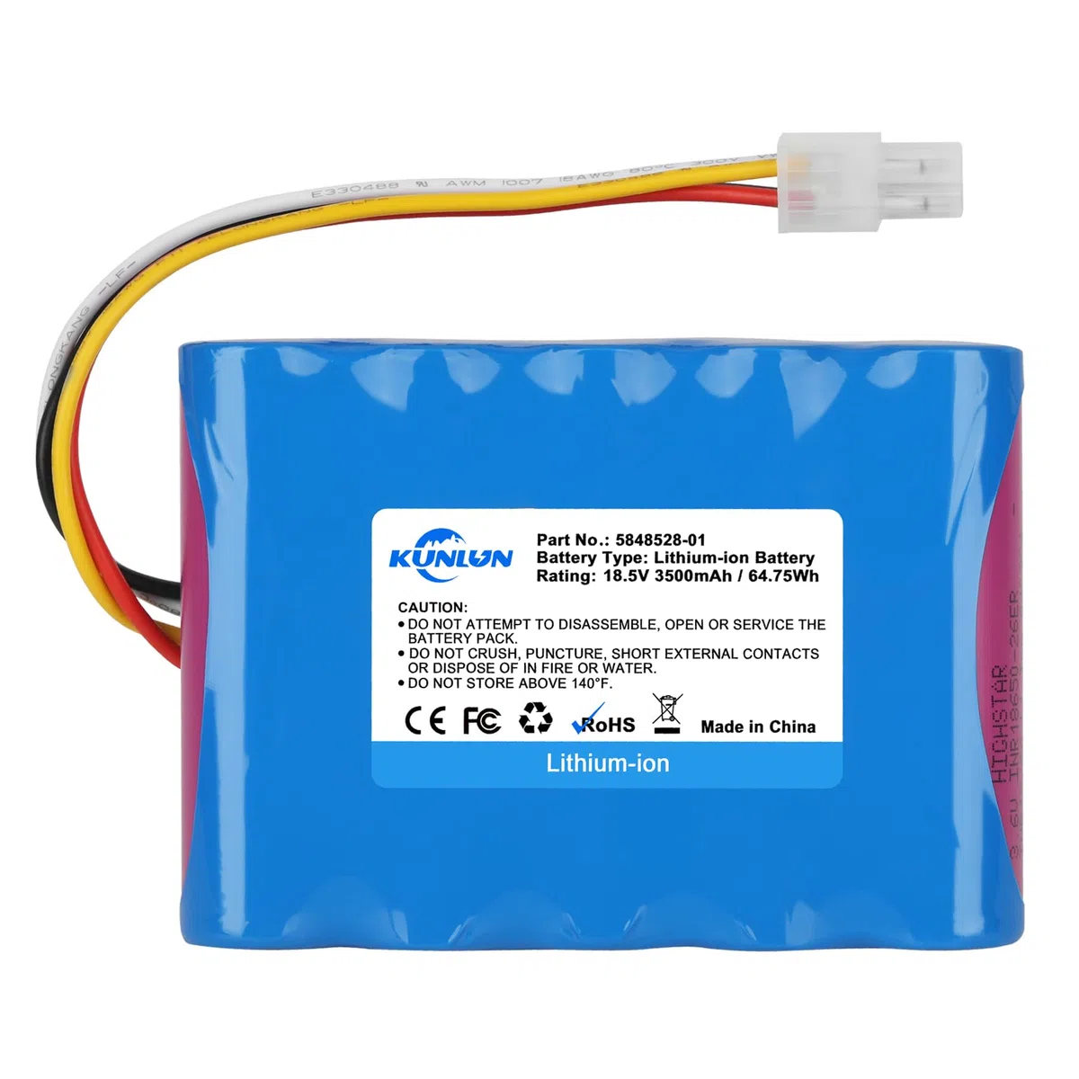 KUNLUN 18.5V 3500mAh Batería Li-Ion para Husqvarna Automower 310,315,315X,584 85 28-02, para Gardena Sileno R100Li,R130Li,R160Li, 5848228-01,5848228-02,5848528-01,5895862-01