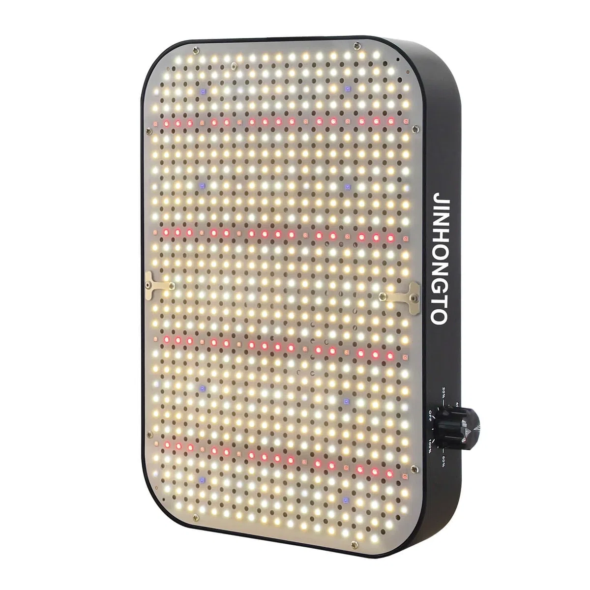 Regulable LED Grow Light CR600, JINHONGTO planta interior Grow Light, incluye 584 LED IR - UV con función crisantemo