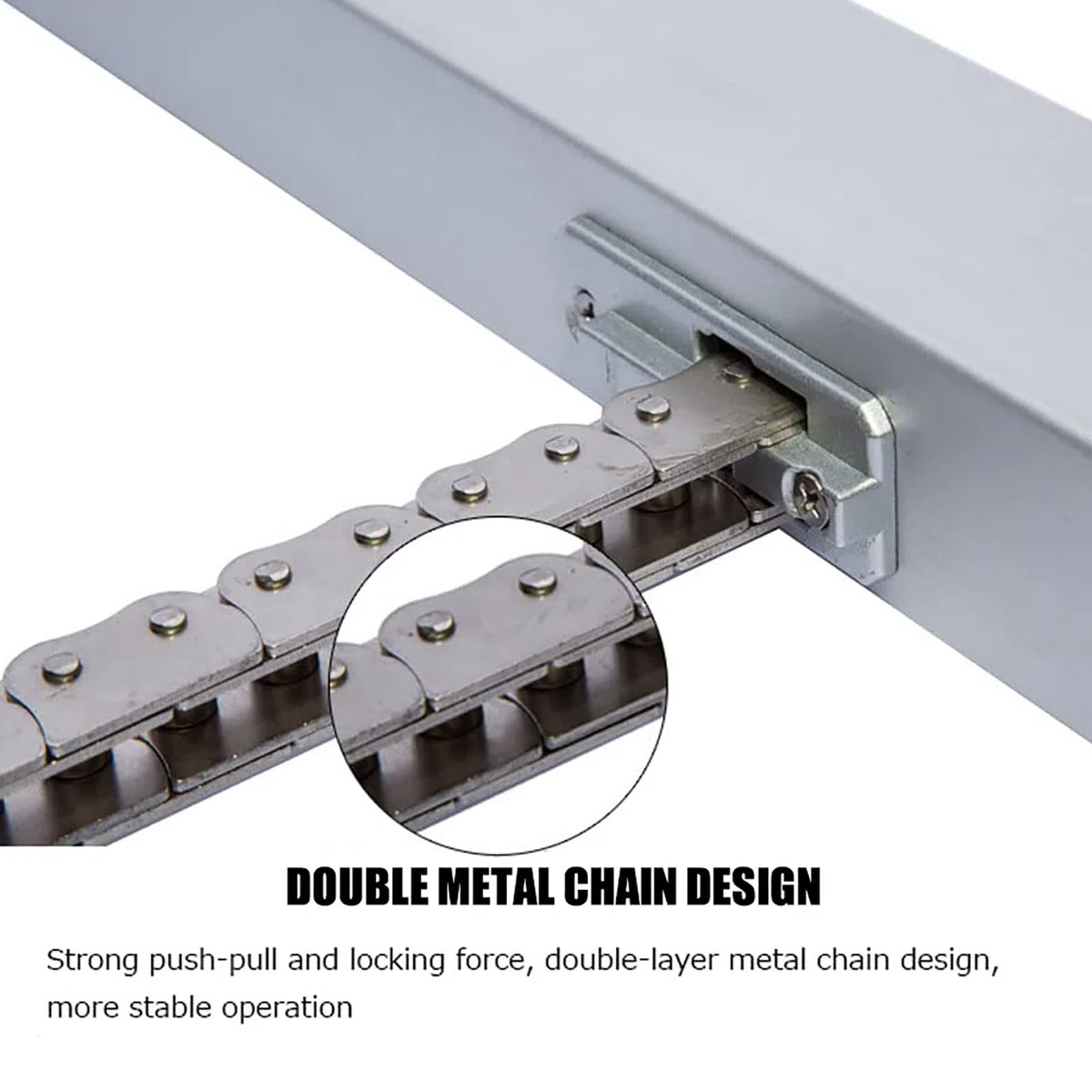 Abreador De Ventana De La Cadena Eléctrica con Control Remoto E Interruptor, Actuador De Ventana Automática De 300 Mm-000 Mm para Tragar, Invernadero Y Ventilación De Techo, 300mm