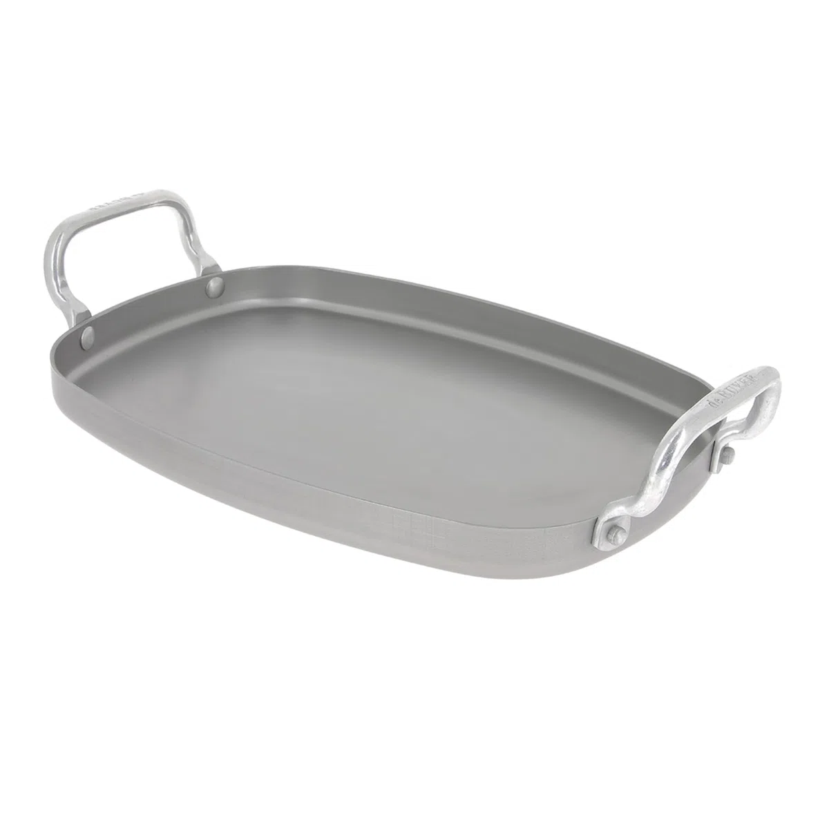 De Buyer, PLANCHA MINERAL B LISA 2ASAS 38X26x11,49CM,5640.01