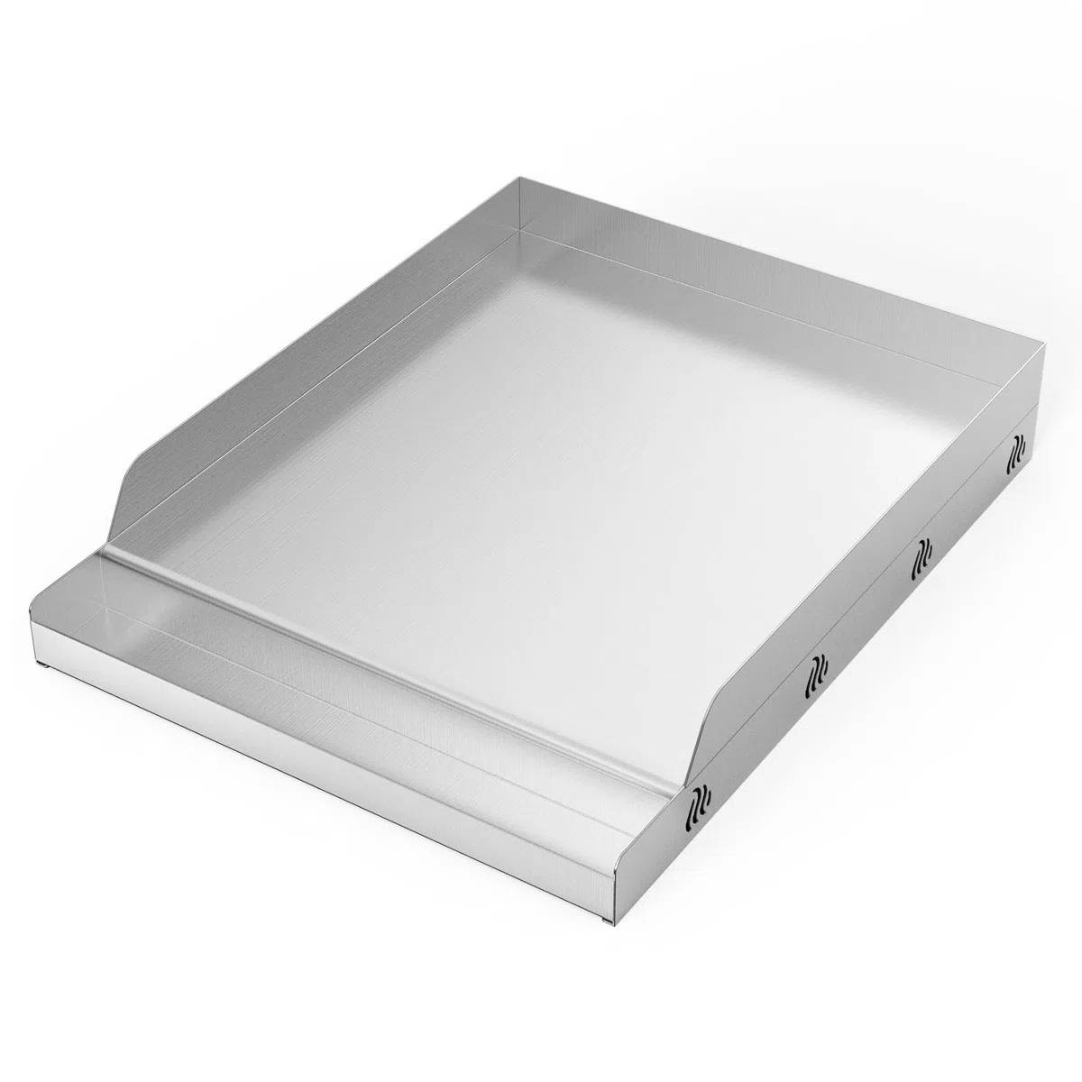 onlyfire Plancha para Barbacoa Rectangular de Acero Inoxidable, Plancha Placa para La Mayoría de Las Barbacoas de Gas y Carbón, 31.8x40.5x7cm