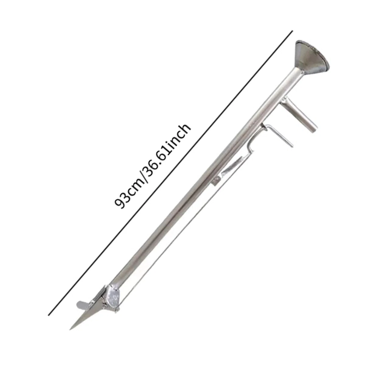 Sembradora de Jardín, Sembradora de Hortalizas, Fácil de Usar, Práctica Herramienta de Jardinería Manual, para Maíz, Frijoles, Algodón Y Ca, Longitud 93cm