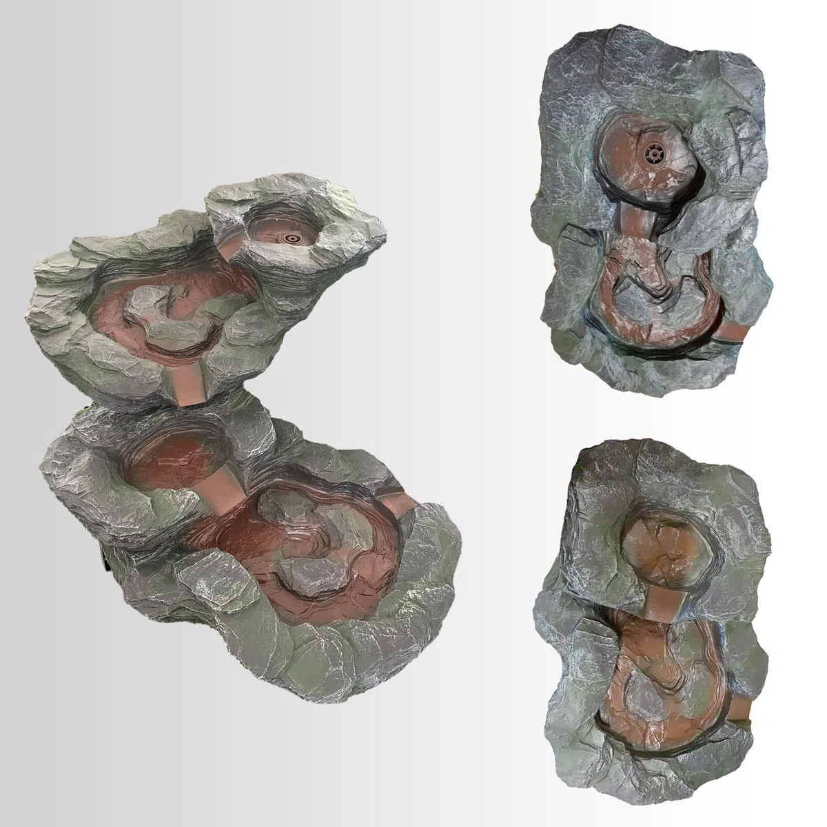 Köhko 14007Q - Piedra de agarre con entrada de agua para jardín