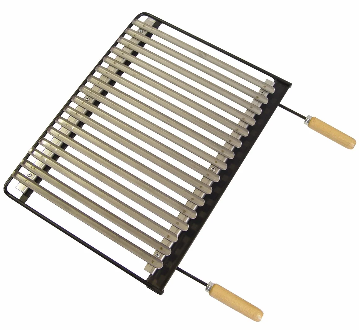 Imex El Zorro – Parrilla Barbacoa Acero Inoxidable | 76x41 cm | Resistente a la Corrosión y Fácil de Limpiar | Compatible con Barbacoas de Carbón, Leña y Gas
