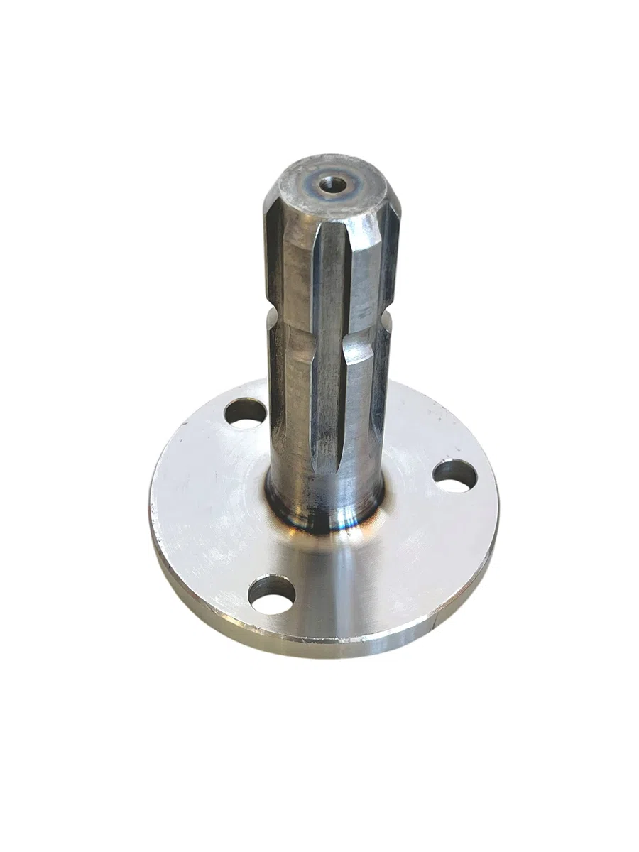 Pieza final de árbol de gasolina 1 3/8 6 dientes, OEM 5185602, 5149243, 4983660, 05185602 para Fiat New Holland, Case, Tractor, espiga de extracción PTO