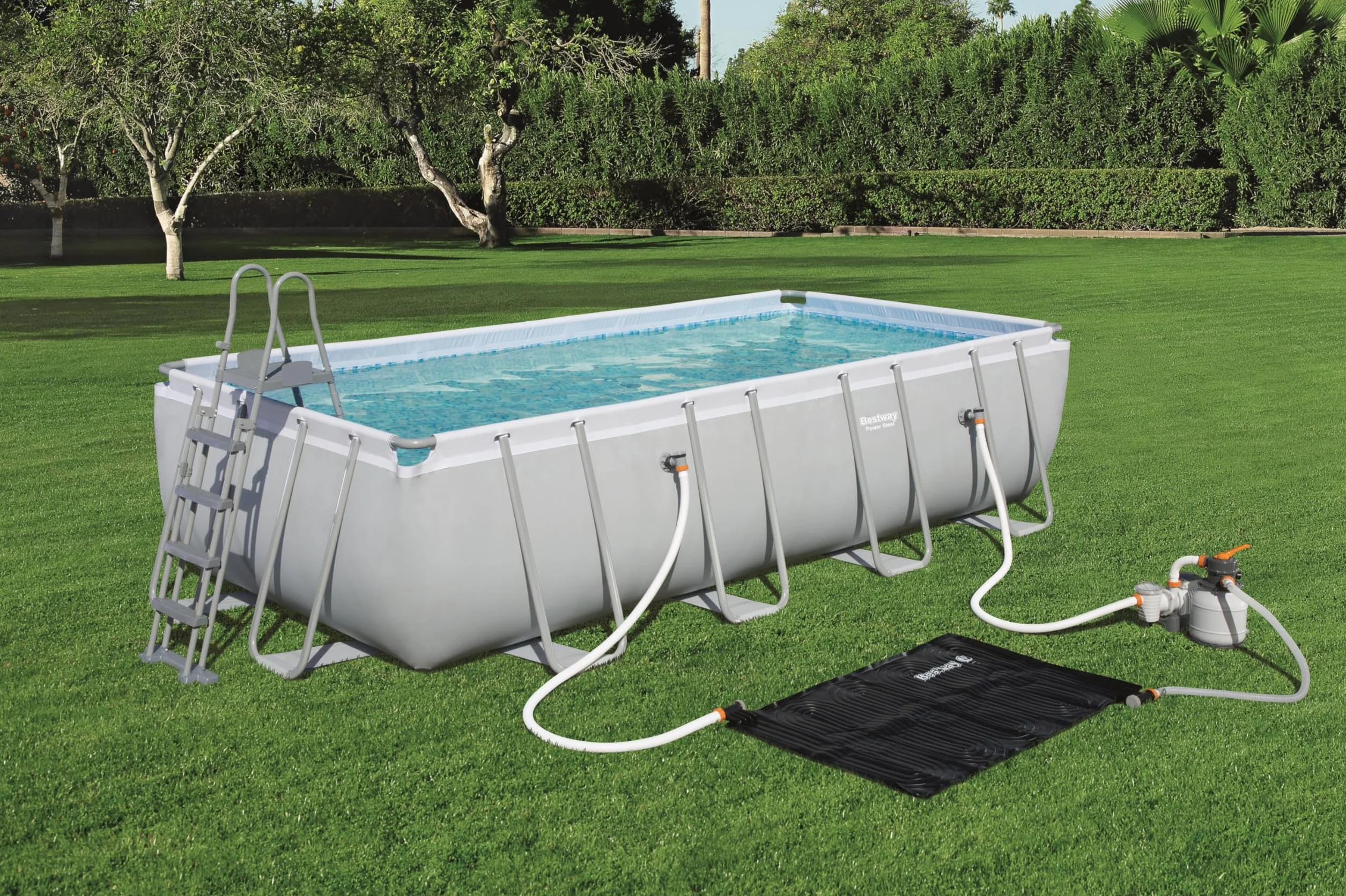 Bestway 58423-17 Calentador Manta Solar Piscina Clean Sun Powered Pad, 110x171x10 cm
