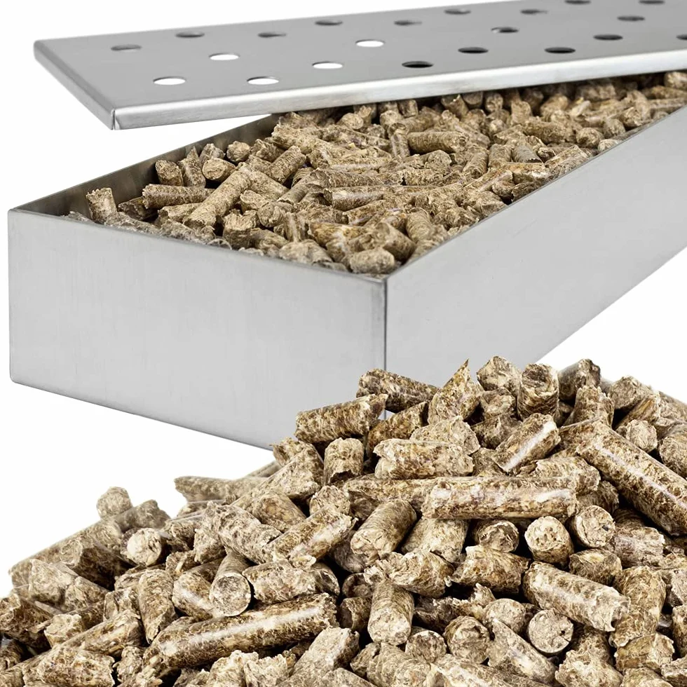 Pellets Madera Roble BBQ Barbacoa Parrilla 15 kg 30 kg Bolitas de Madera Fumar Flameup, Peso:30 kg