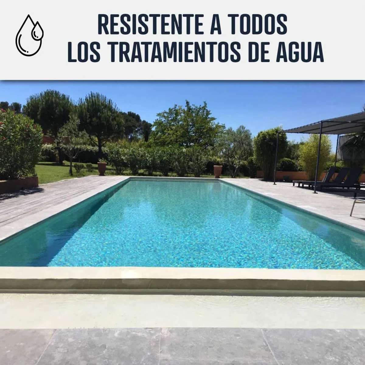 Impermeabilizante para piscinas, revoque impermeable para piscinas y depósitos - ARCACIM POOL - 5 kg Blanco - ARCANE INDUSTRIES