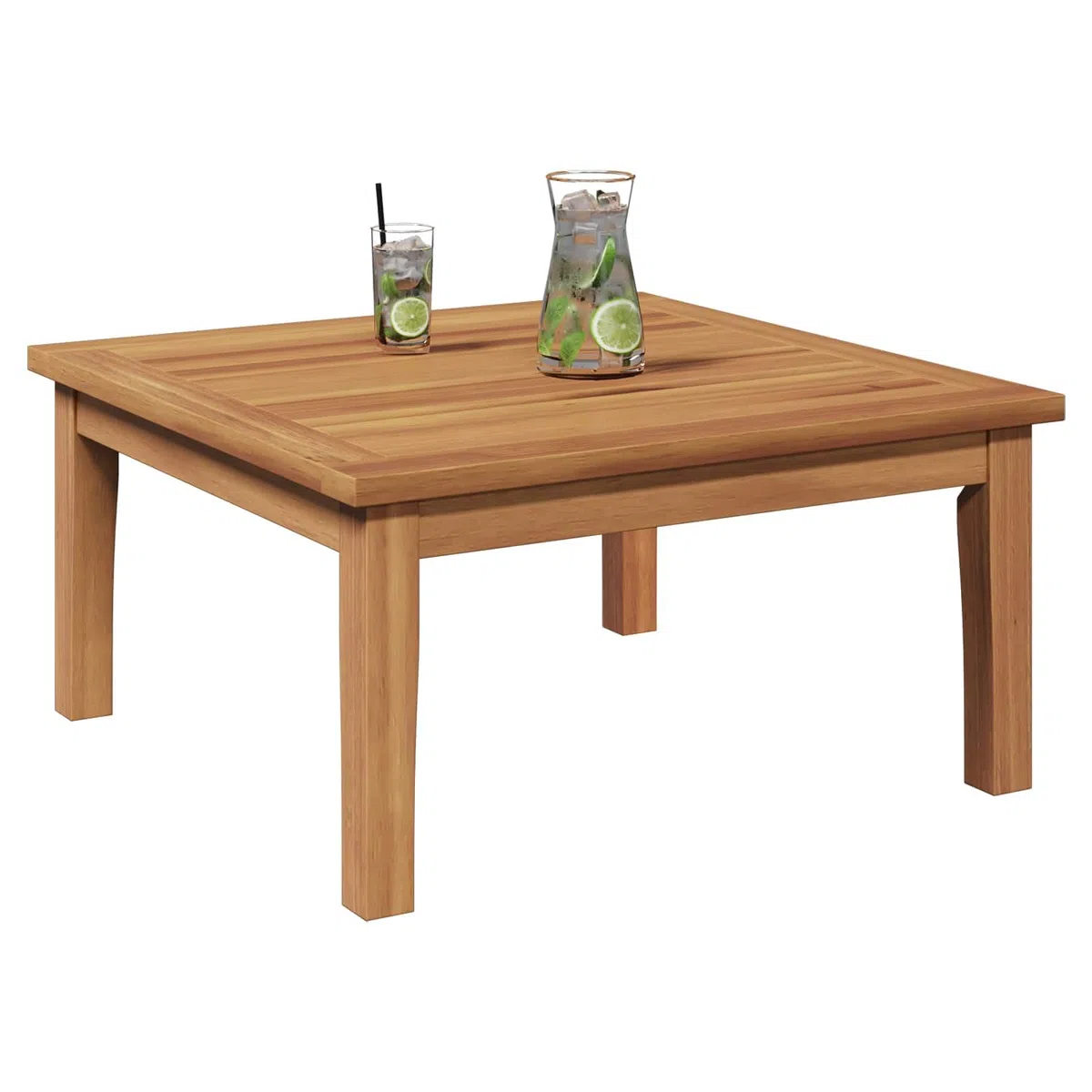 vidaXL Mesa de Jardín Marrón Madera Maciza de Teca, Conjunto de Muebles de Jardín, Mesa Rectangular de Teca, Asientos Modernos, Resistente al Clima, Estilo Patios