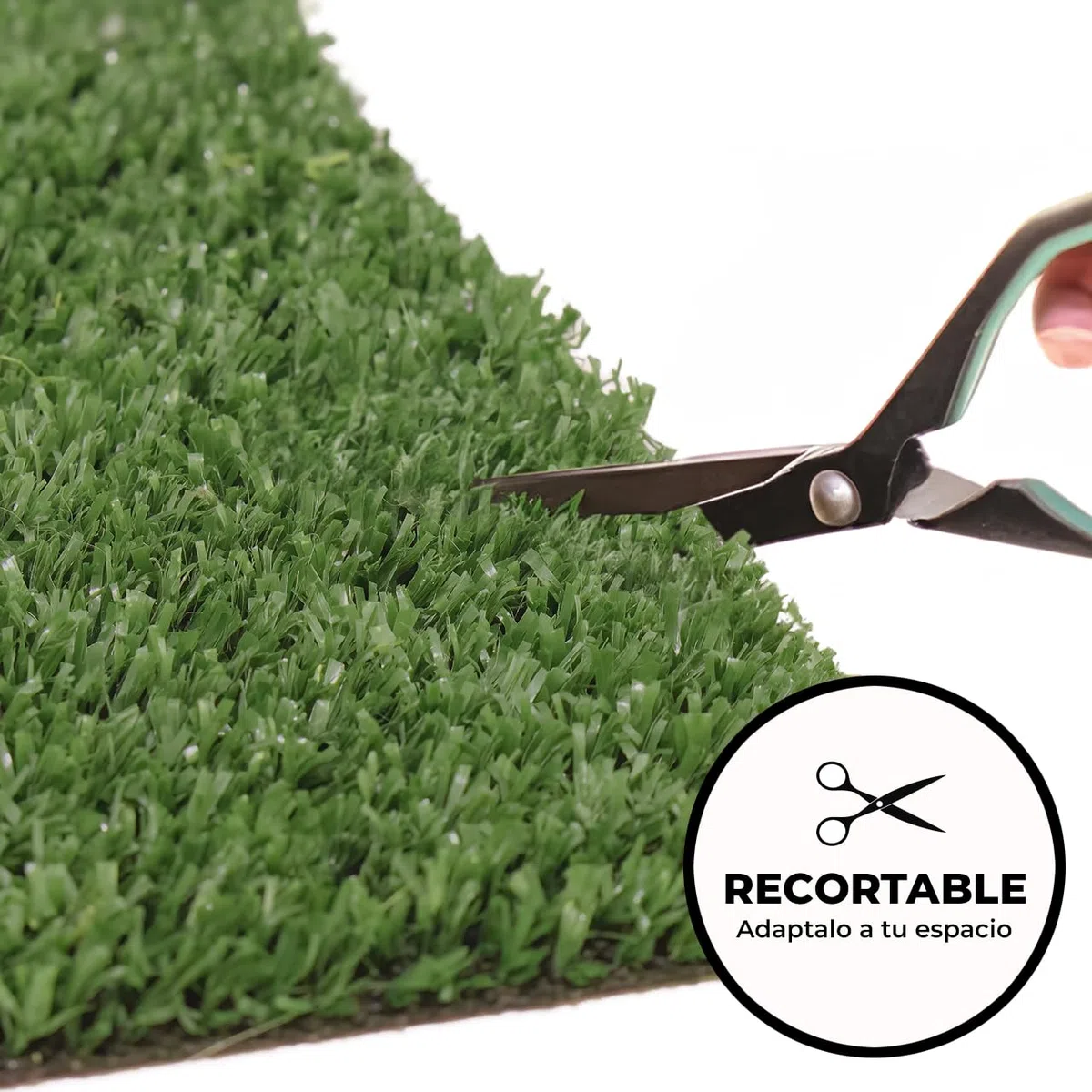 LUCATEX - Cesped artificial 2x5 metros Miami - 7mm de altura - Alta densidad - Ideal para exteriores, piscinas, terrazas, jardín - Económico y resistente - Cesped artificial moqueta