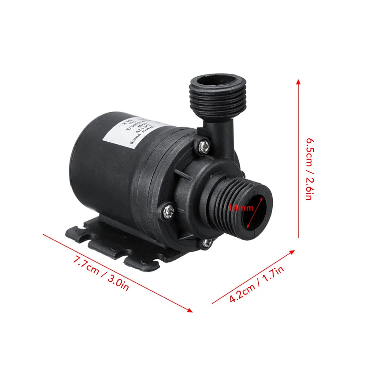 Kit de Bomba de Fuente Solar de 30 W, Bomba de Agua de Panel de Silicio Policristalino 800 L por Hora para Camping de Invernadero de RV