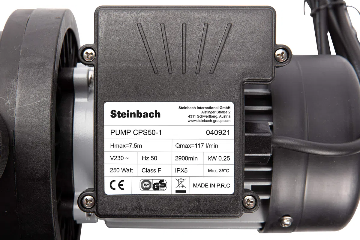 Steinbach 40921 - Bomba para Piscinas, Negro