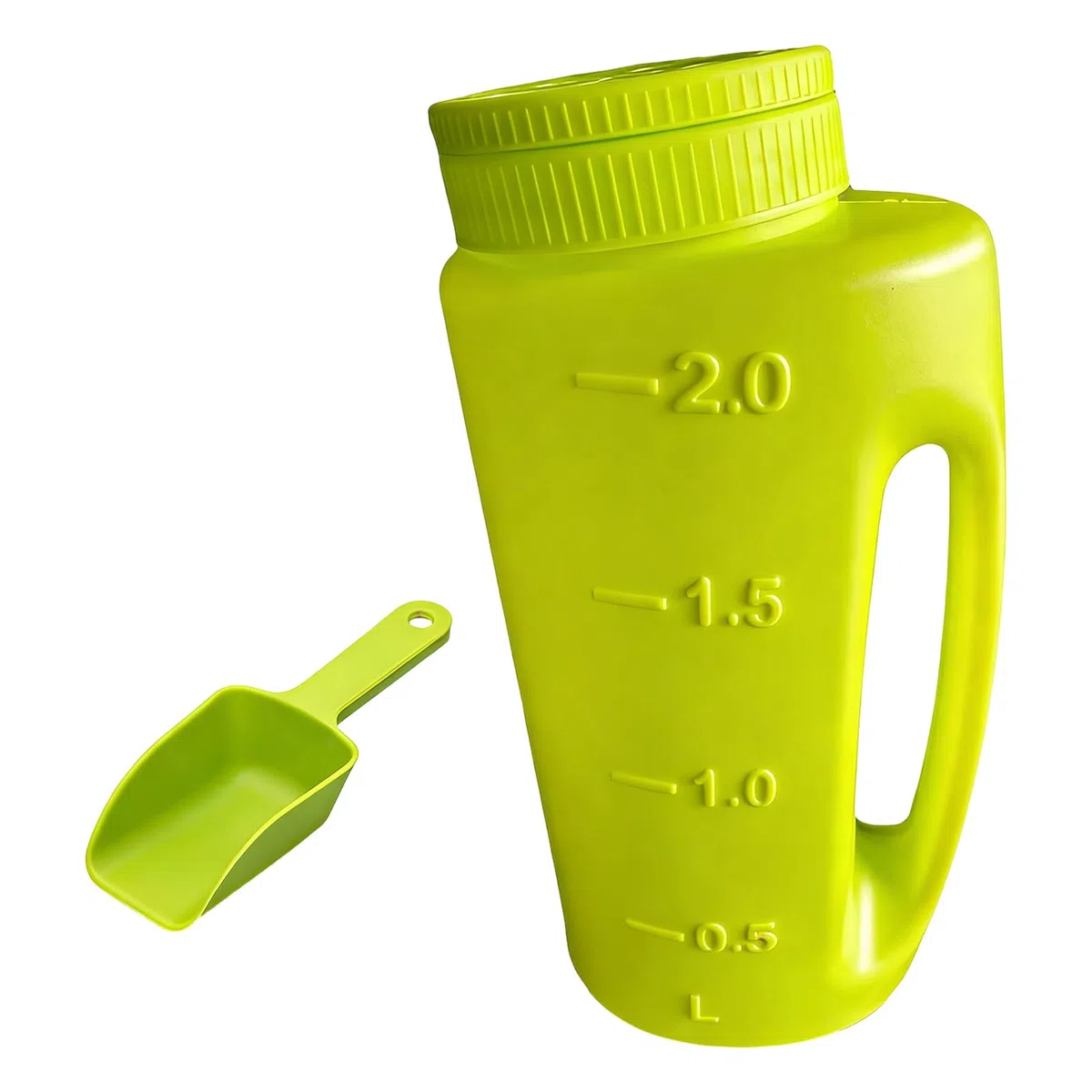 Esparcidor de sal para nieve, contenedor de siembra resistente de 2 litros, esparcidor de sal de , para , acera, jardín, césped, césped, , , , fertilizante