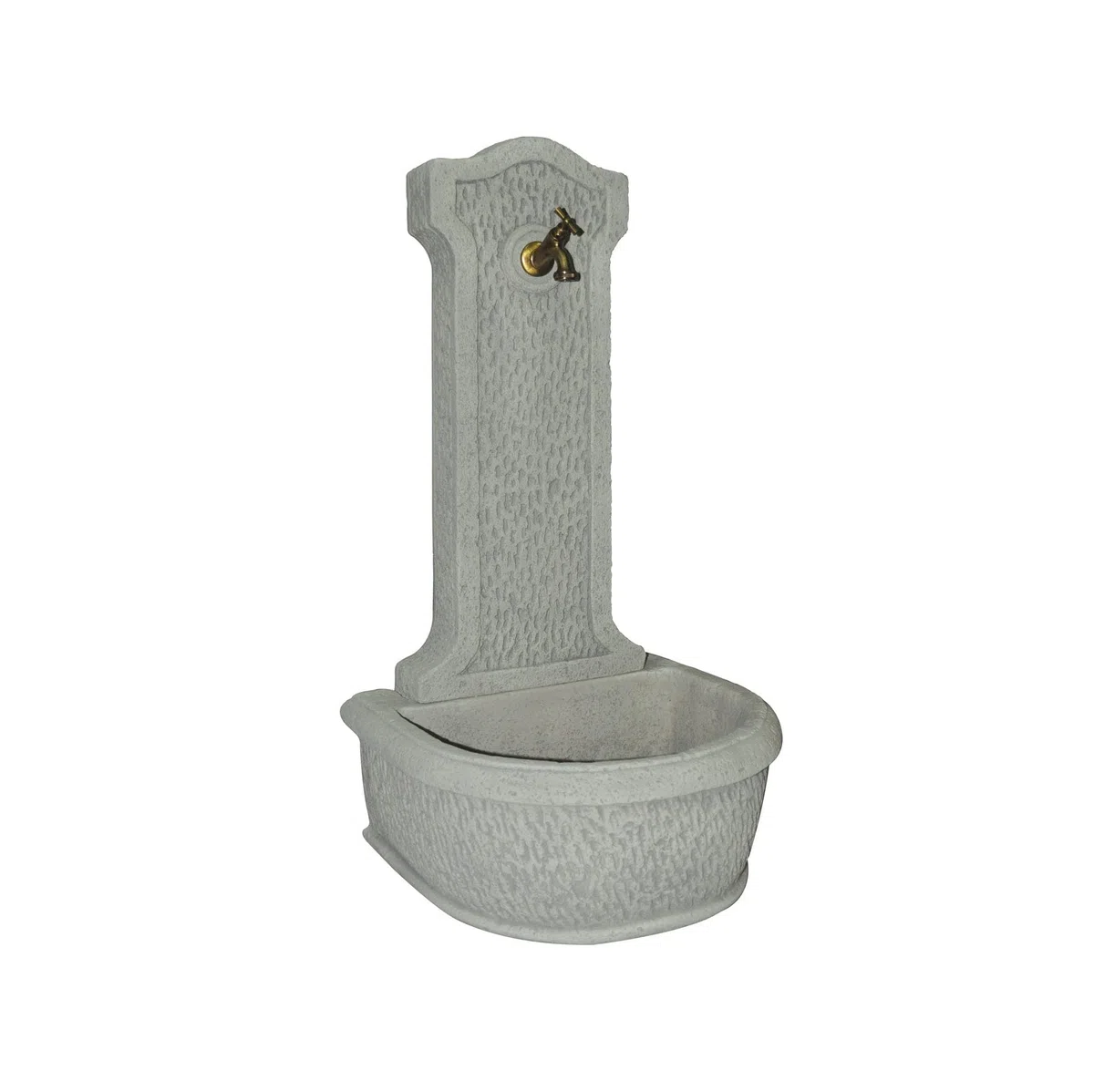 Decogarden - Fuente decorativa de piedra para pared, fuentes de decoración de jardín al aire libre