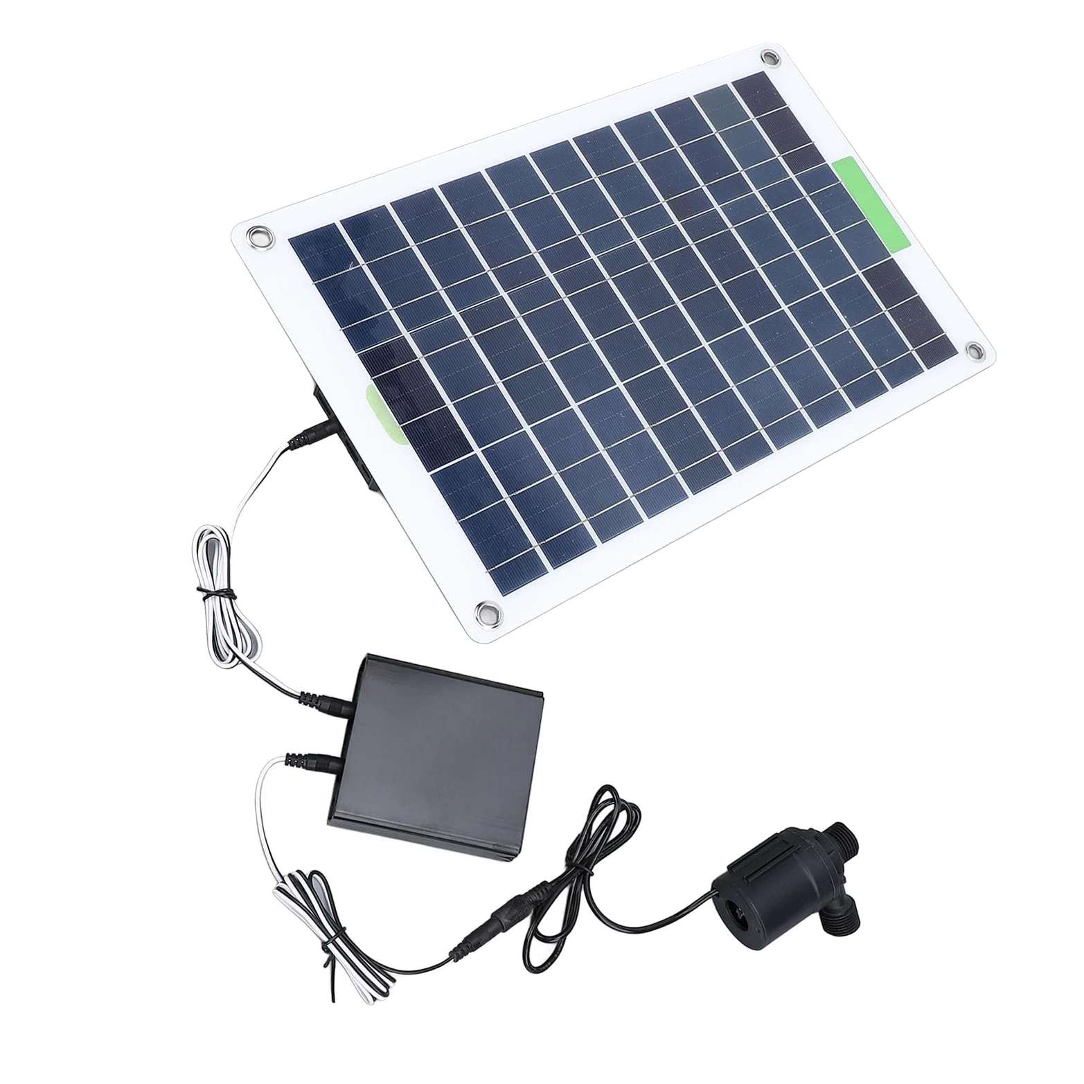 Bomba de Agua Solar, Bomba de Fuente Solar de 16.4 Pies con 100 W Fuente de Agua Solar con Energía Solar para Estanque, Estanque de Pescado, Jardín de Vida Silvestre, Cascada, Hidroponía